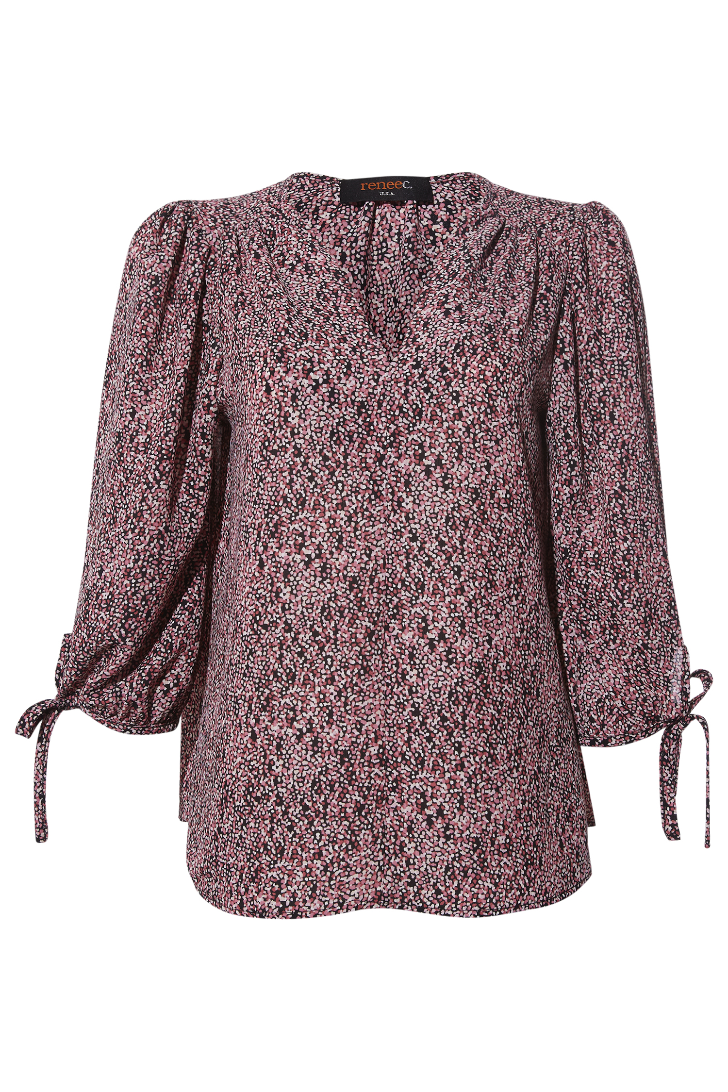 Tie Sleeve Blouse