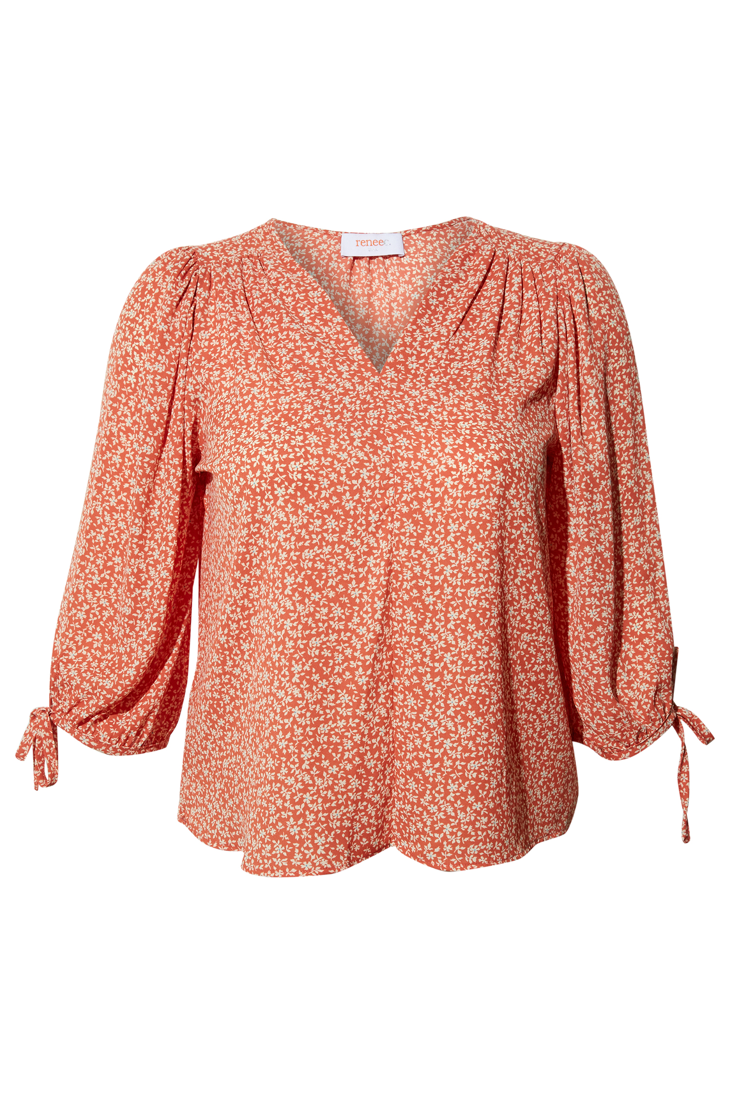 Tie Sleeve Blouse