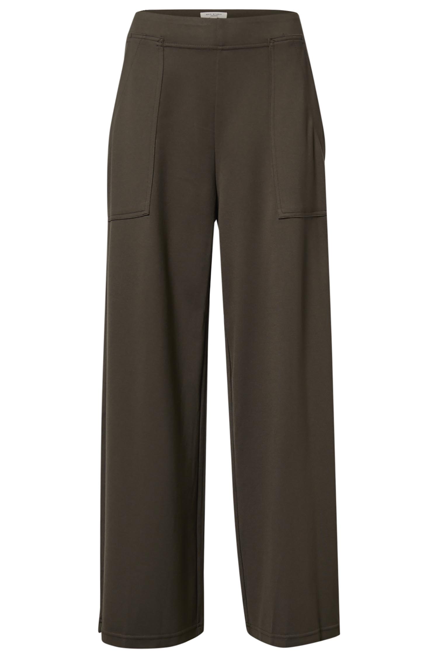 Cropped High Rise Pull On Pant