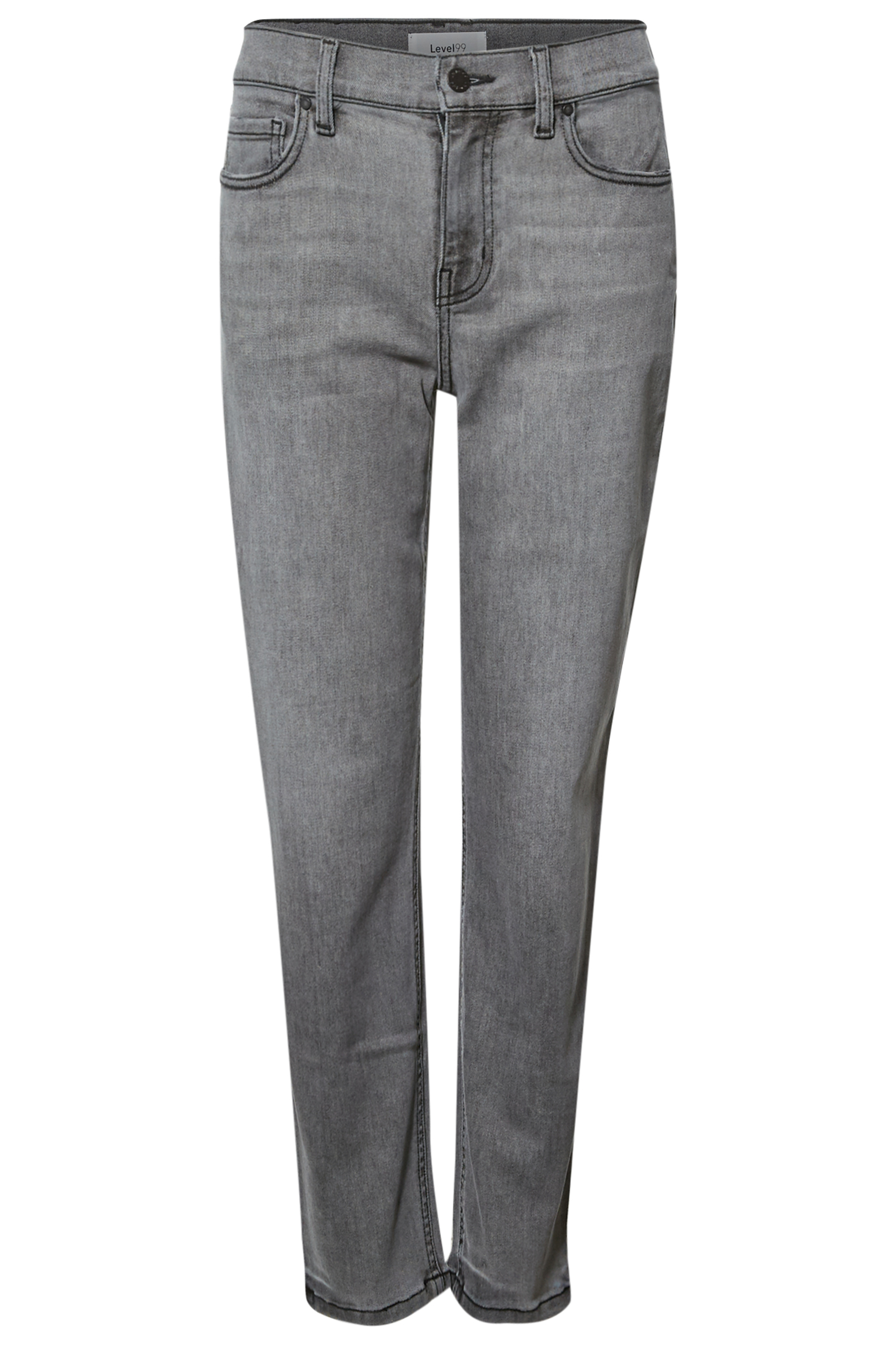 Level 99 High Rise Straight Cropped Jean