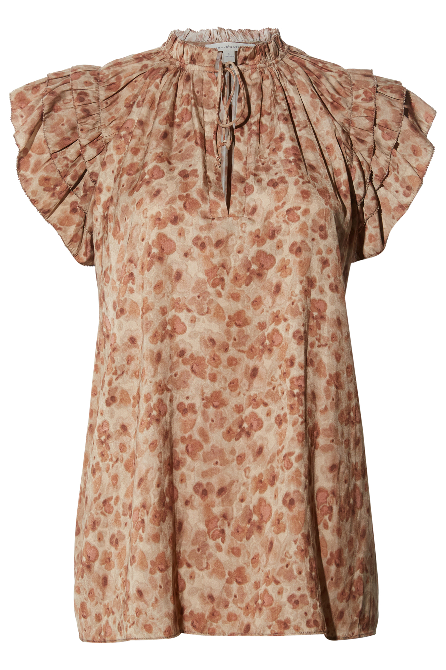 Ruffle Sleeve Blouse