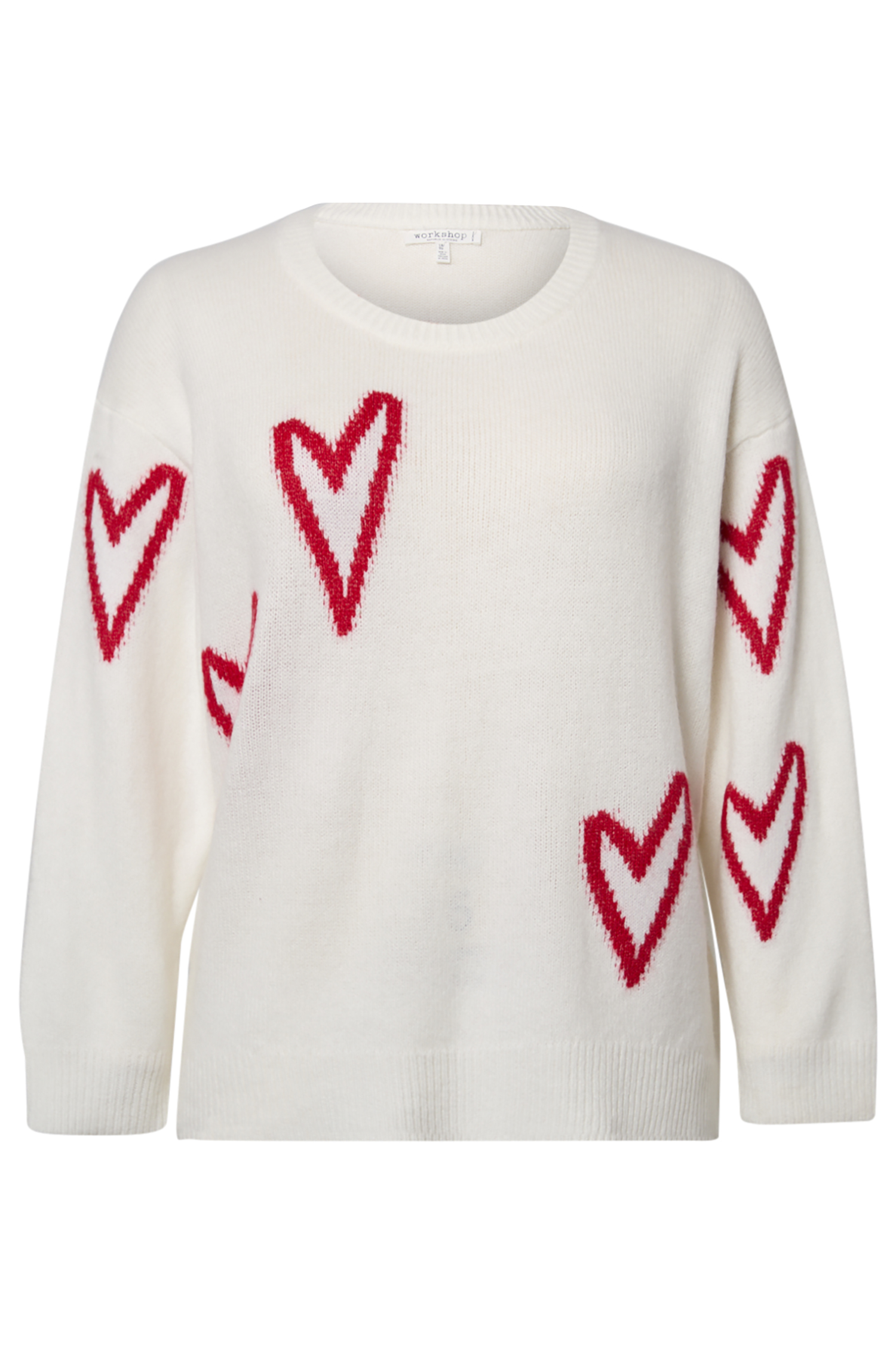 Heart Printed Pullover