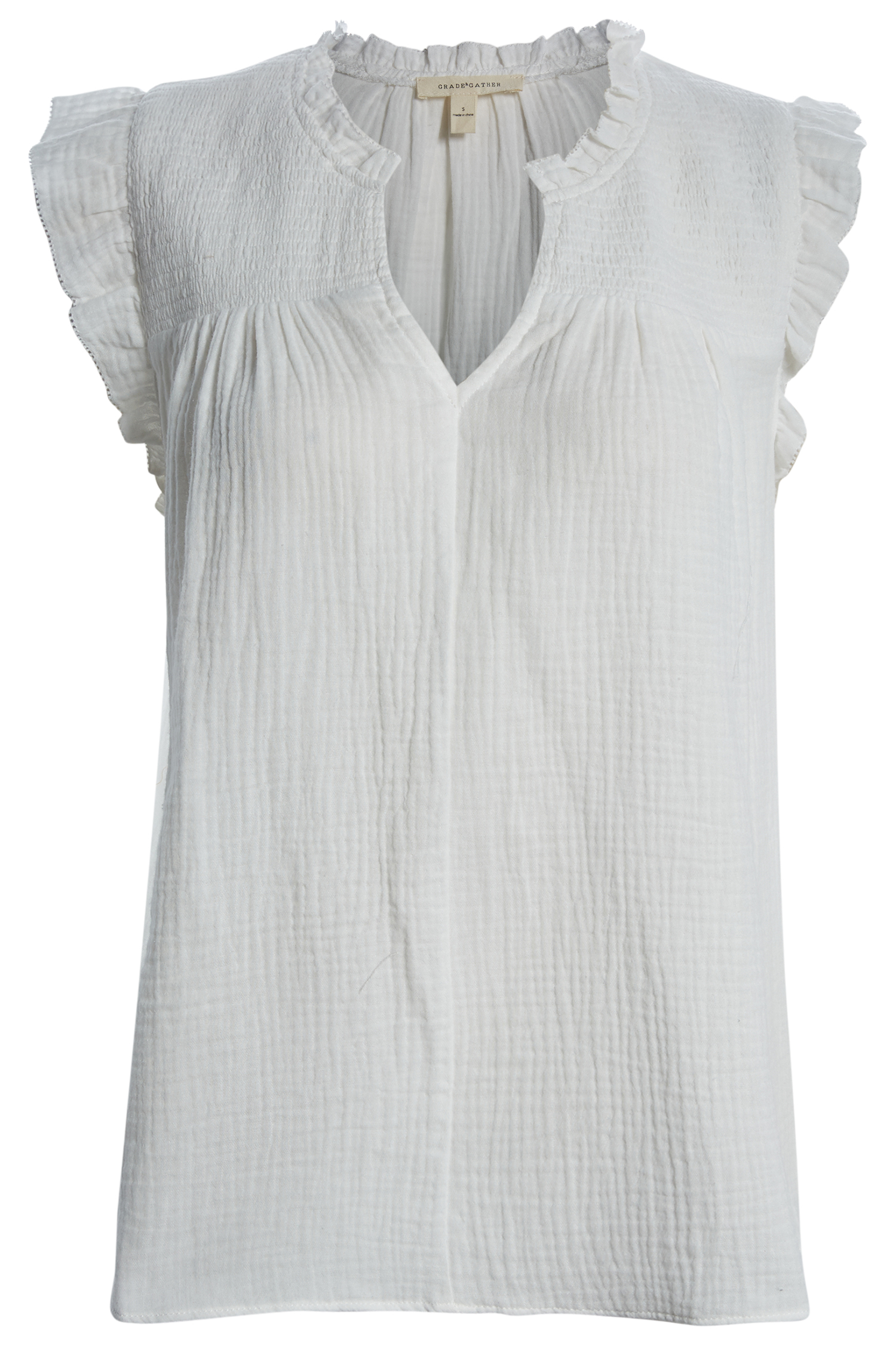 Split Neck Top