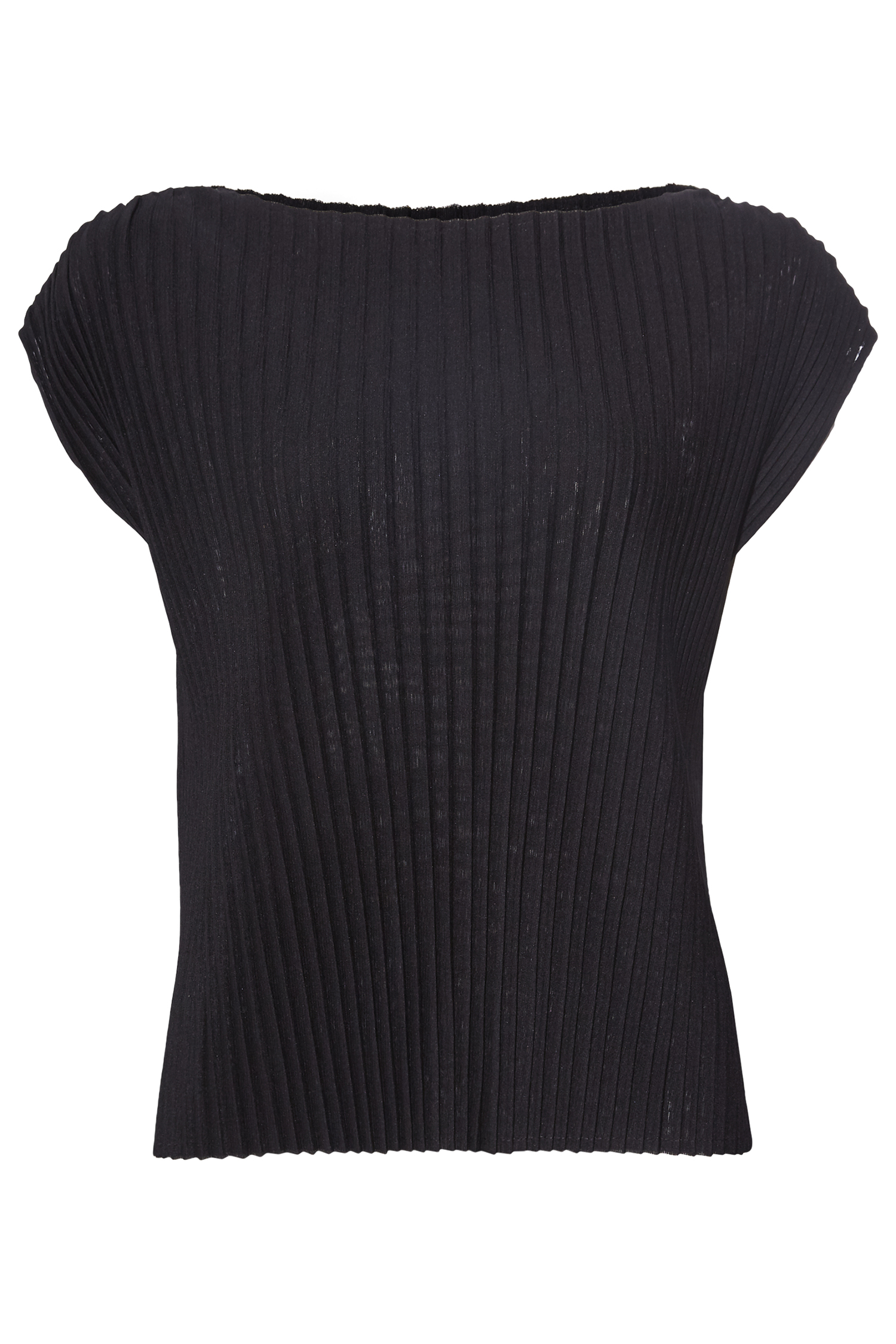 Pleated Short Sleeve Top