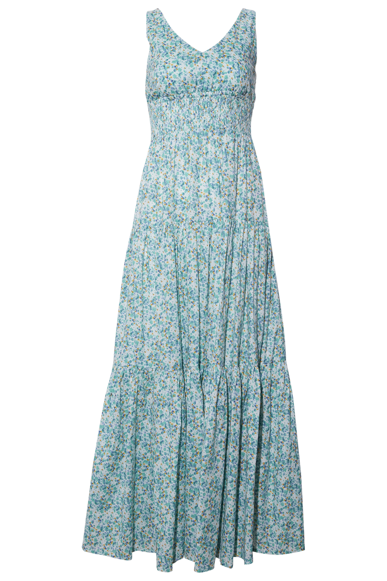 Sleeveless Tiered Maxi Dress