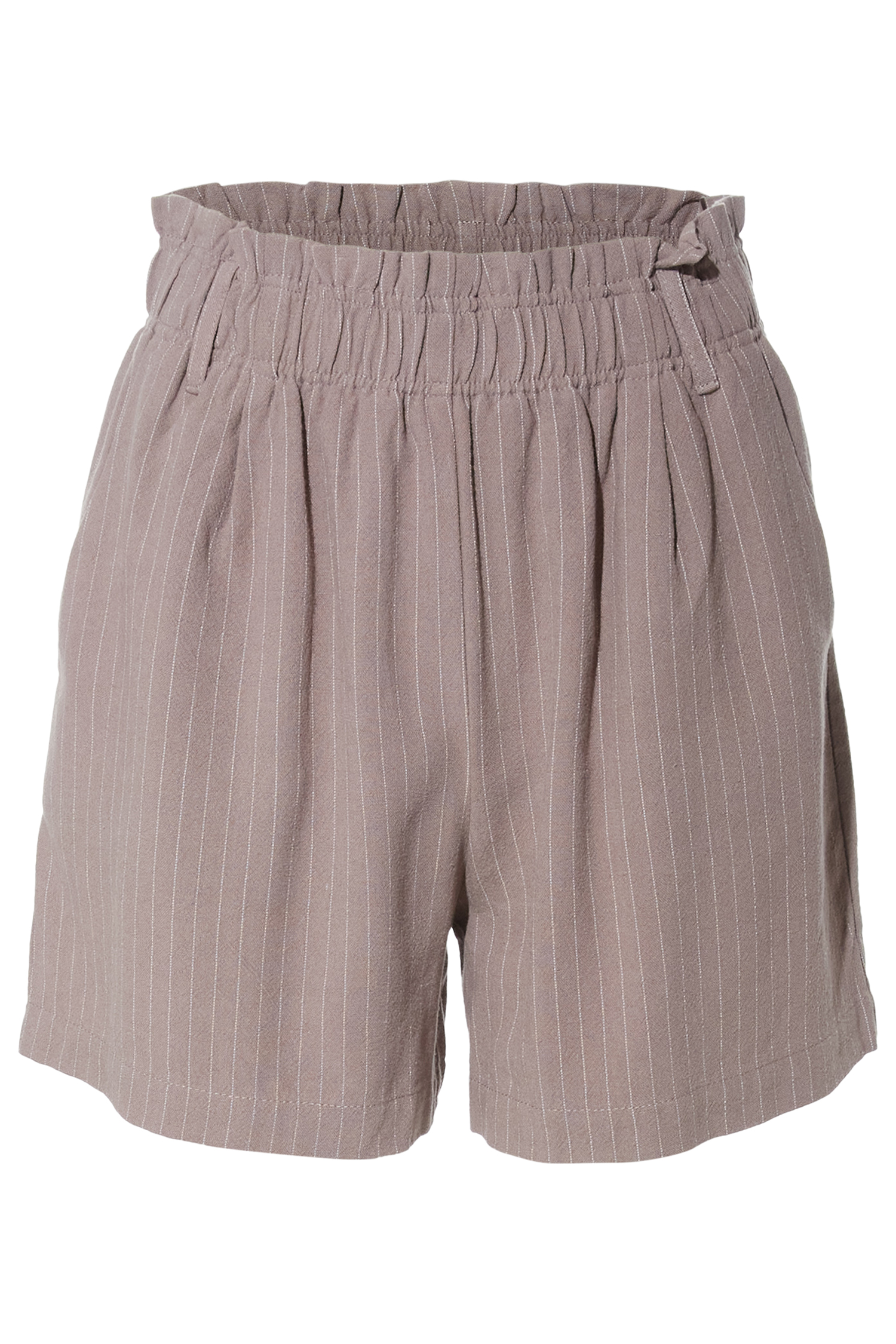 Linen Striped Shorts