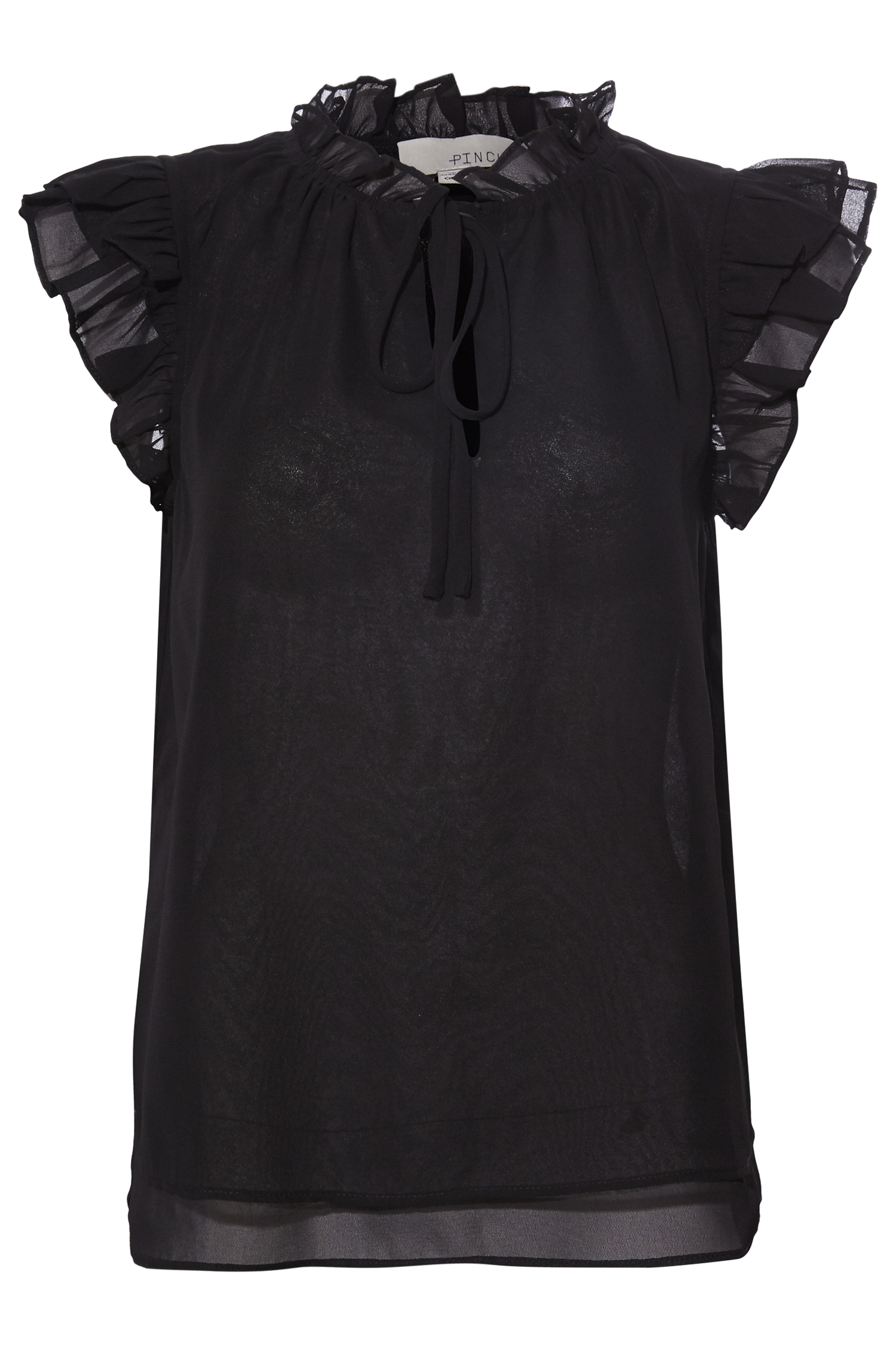 Short Ruffle Sleeve Top