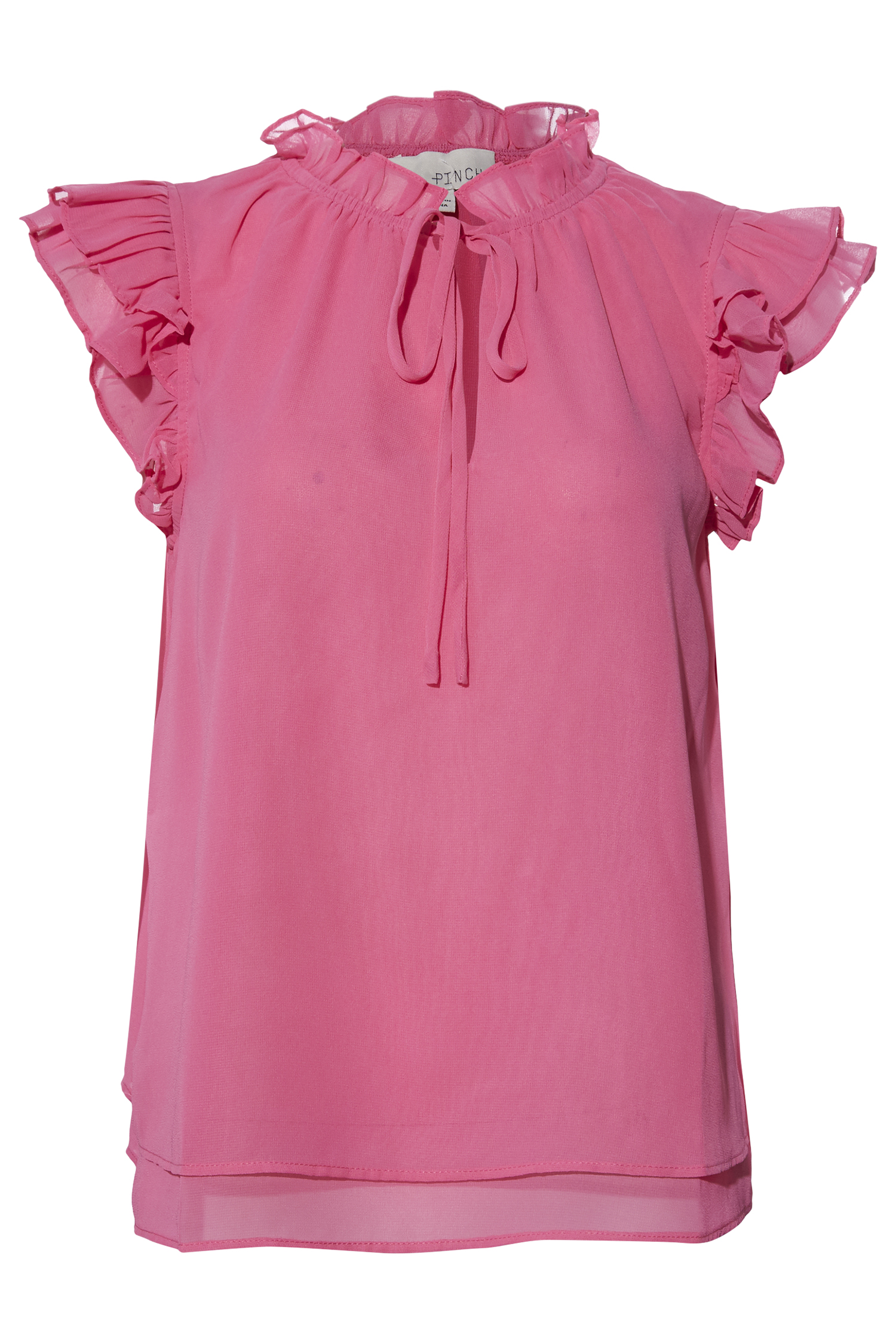 Short Ruffle Sleeve Top
