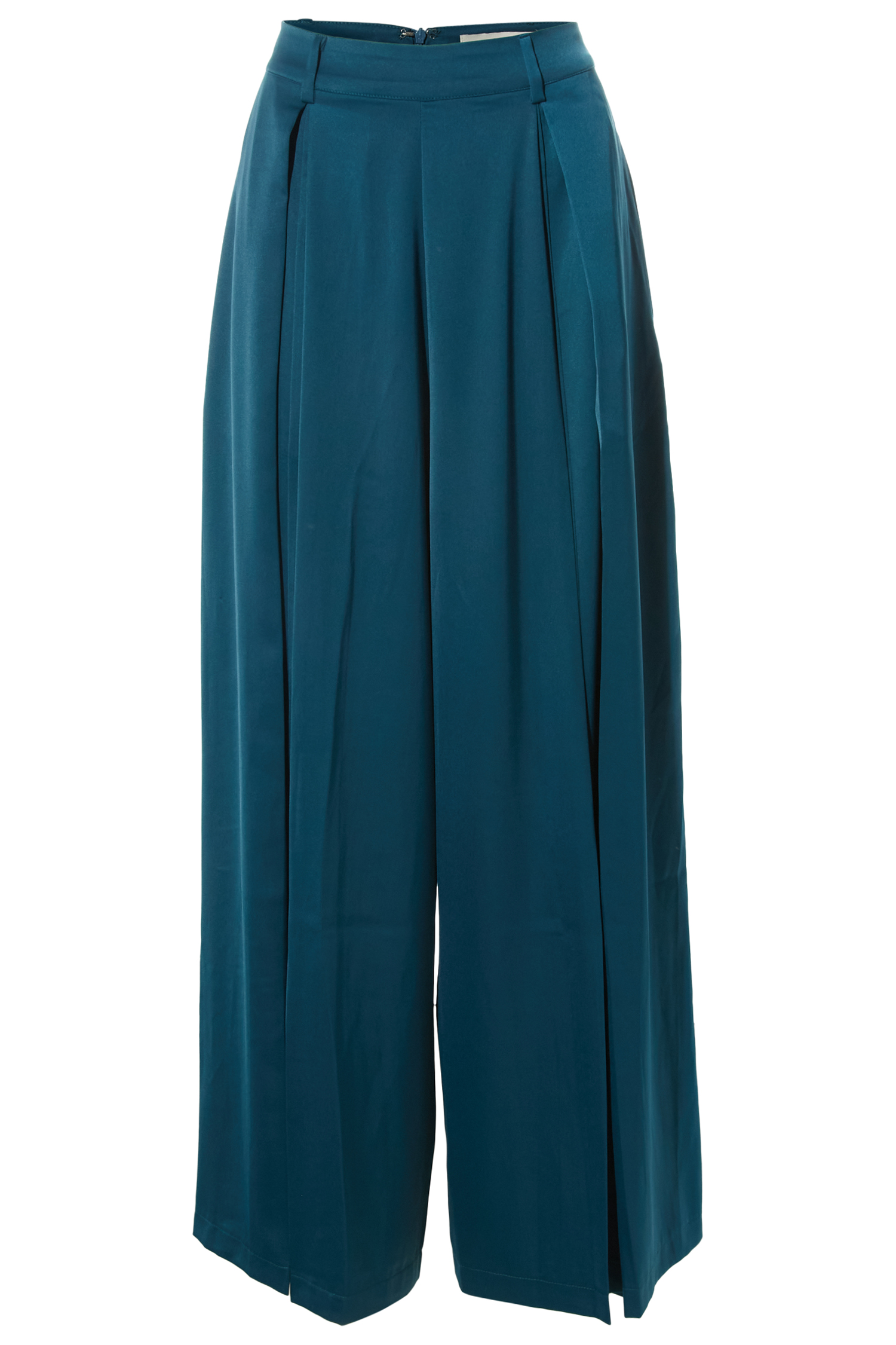 High Rise Side Slit Trousers