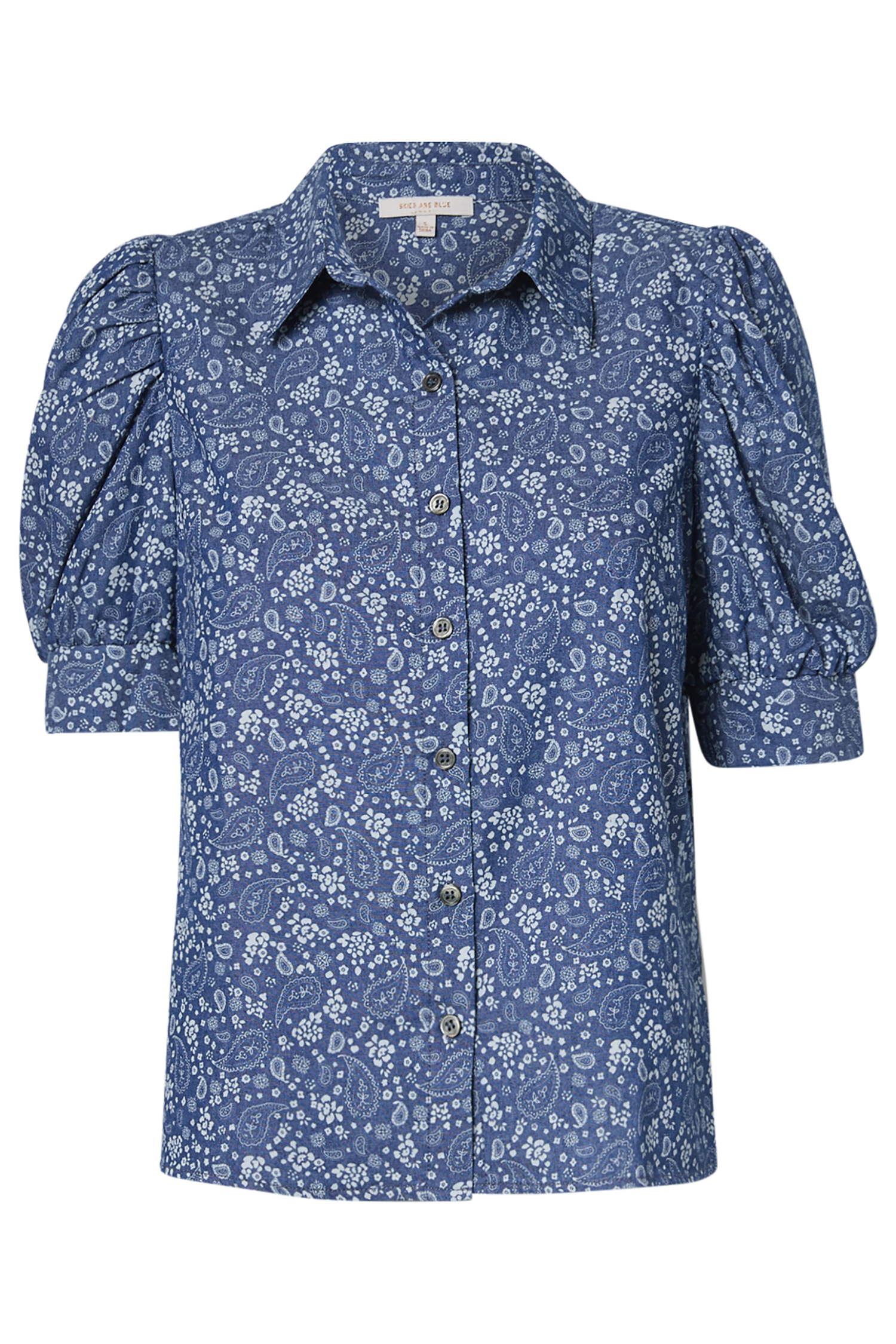 Paisley Chambray Blouse