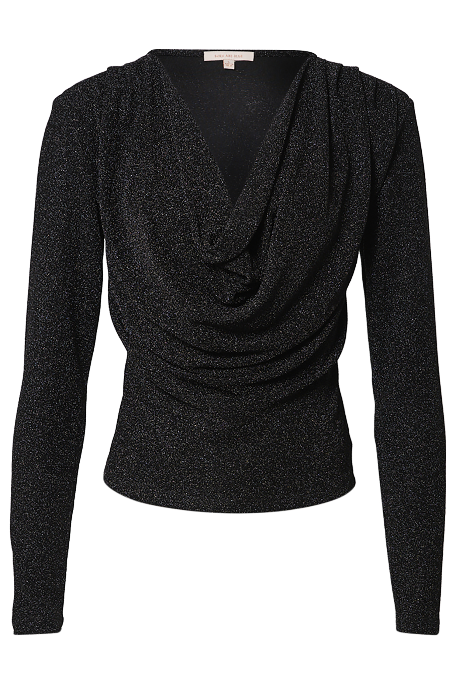 Cowl Neck Shimmer Top