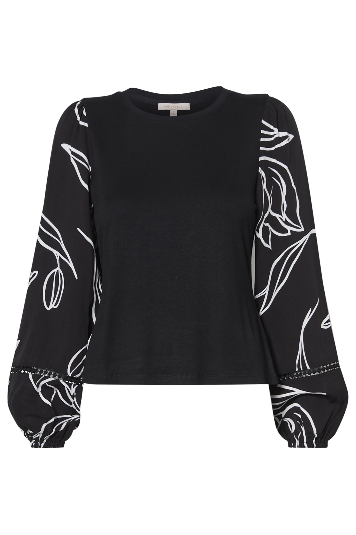 Printed Long Sleeve Top