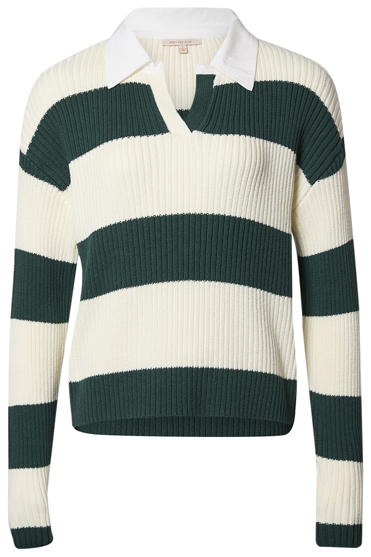 Striped Collared Long Sleeve