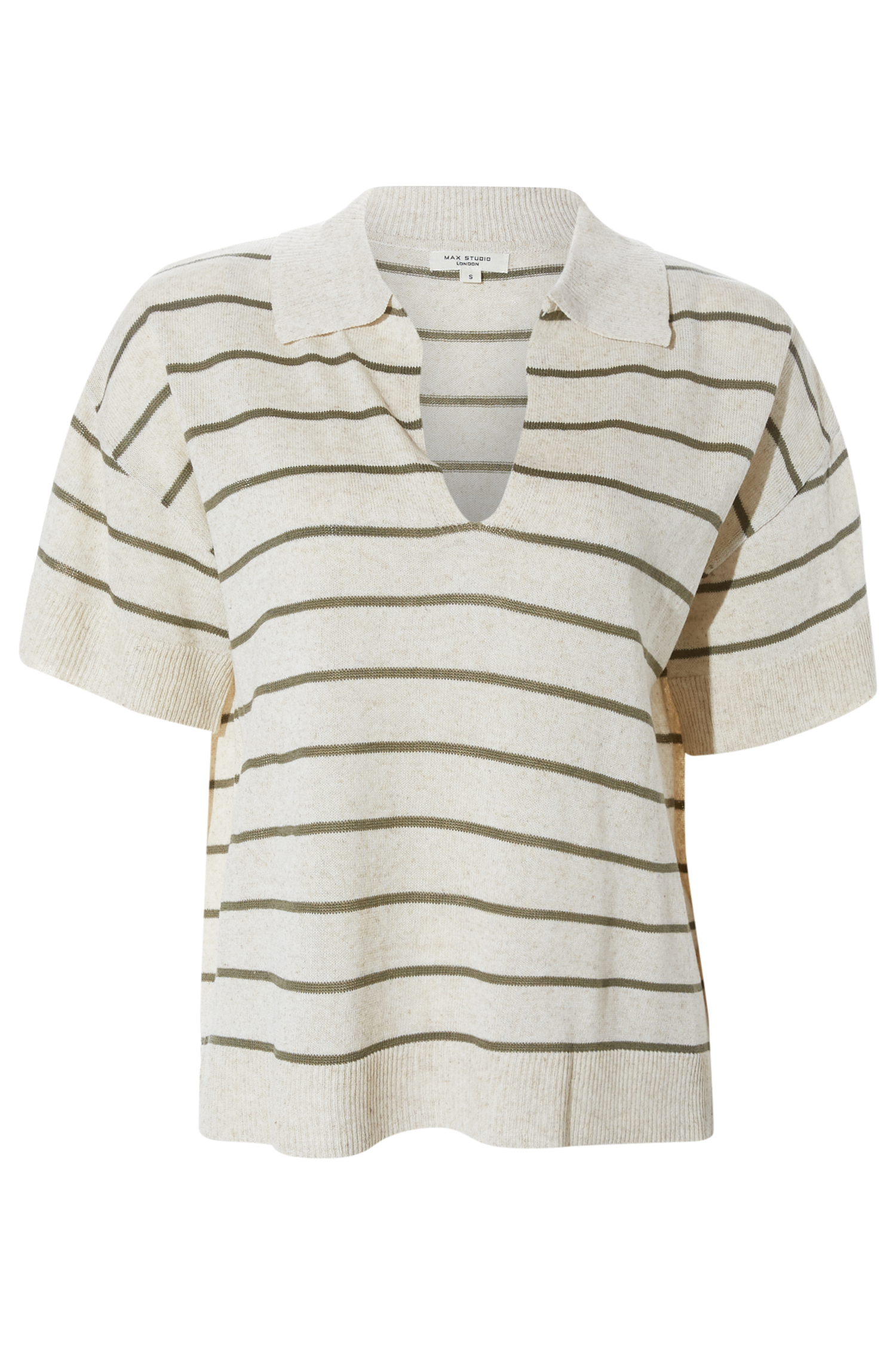 Split Neck Collar Top