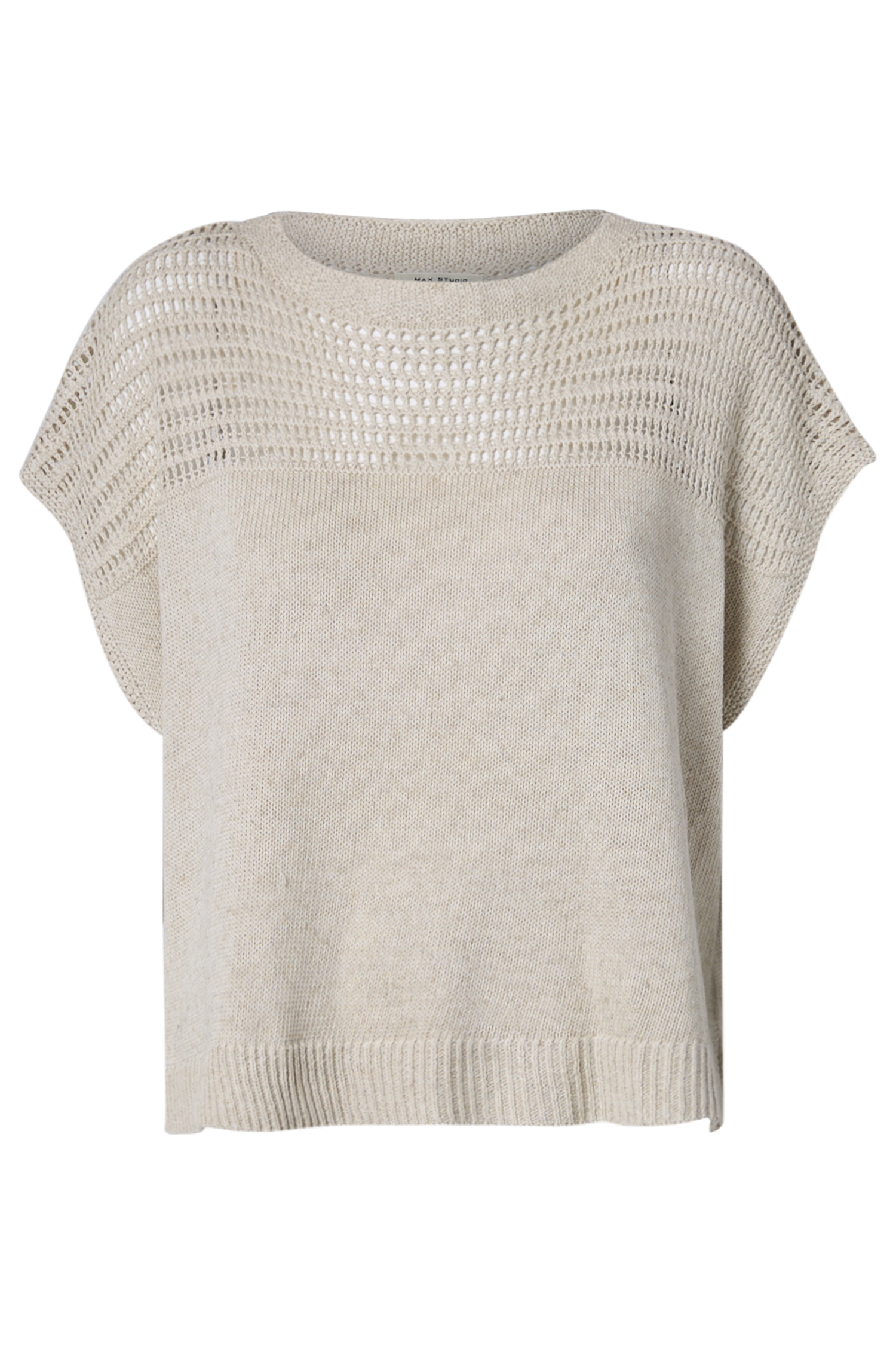 Cap Sleeve Mesh Top