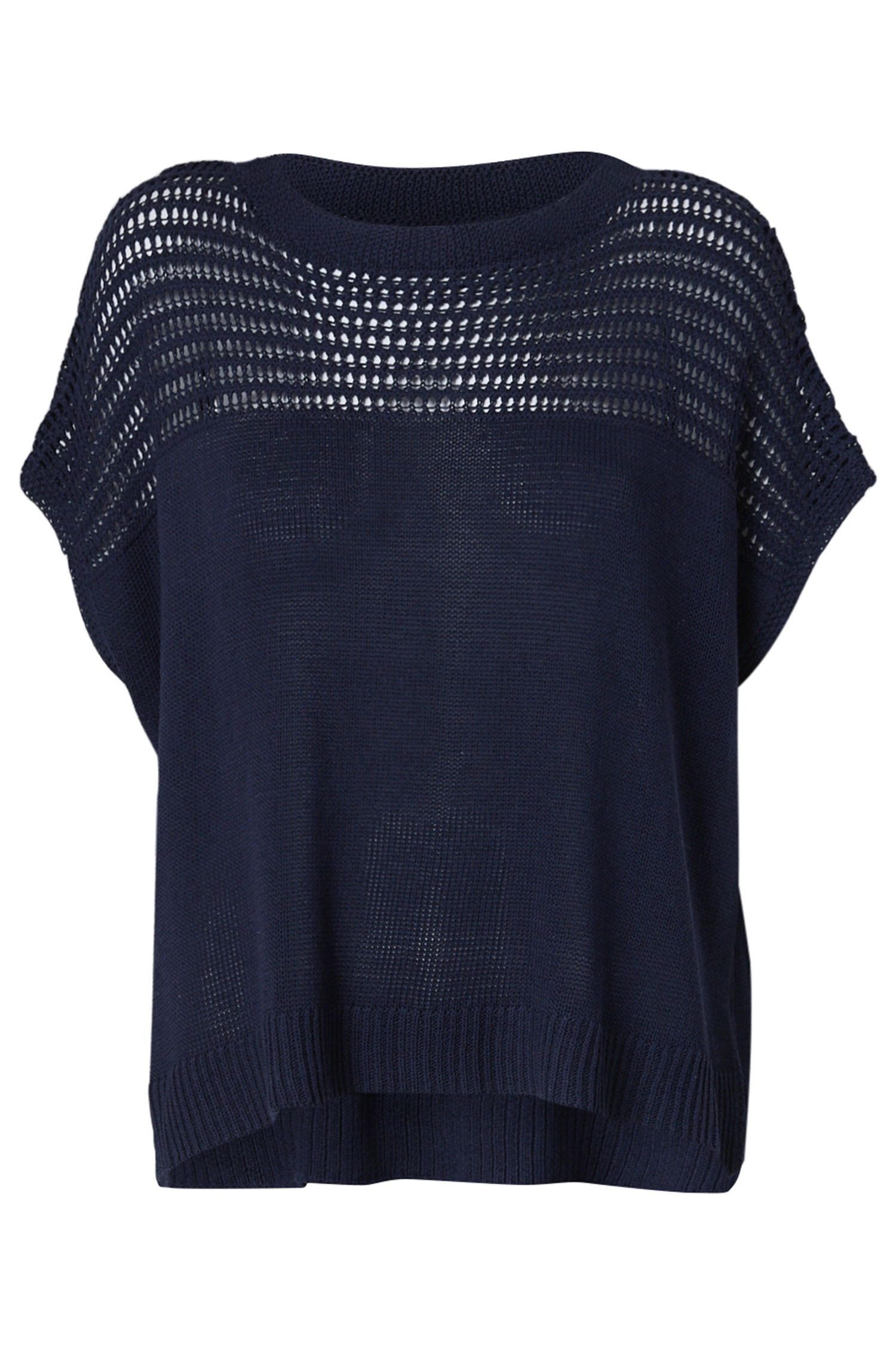 Cap Sleeve Mesh Top