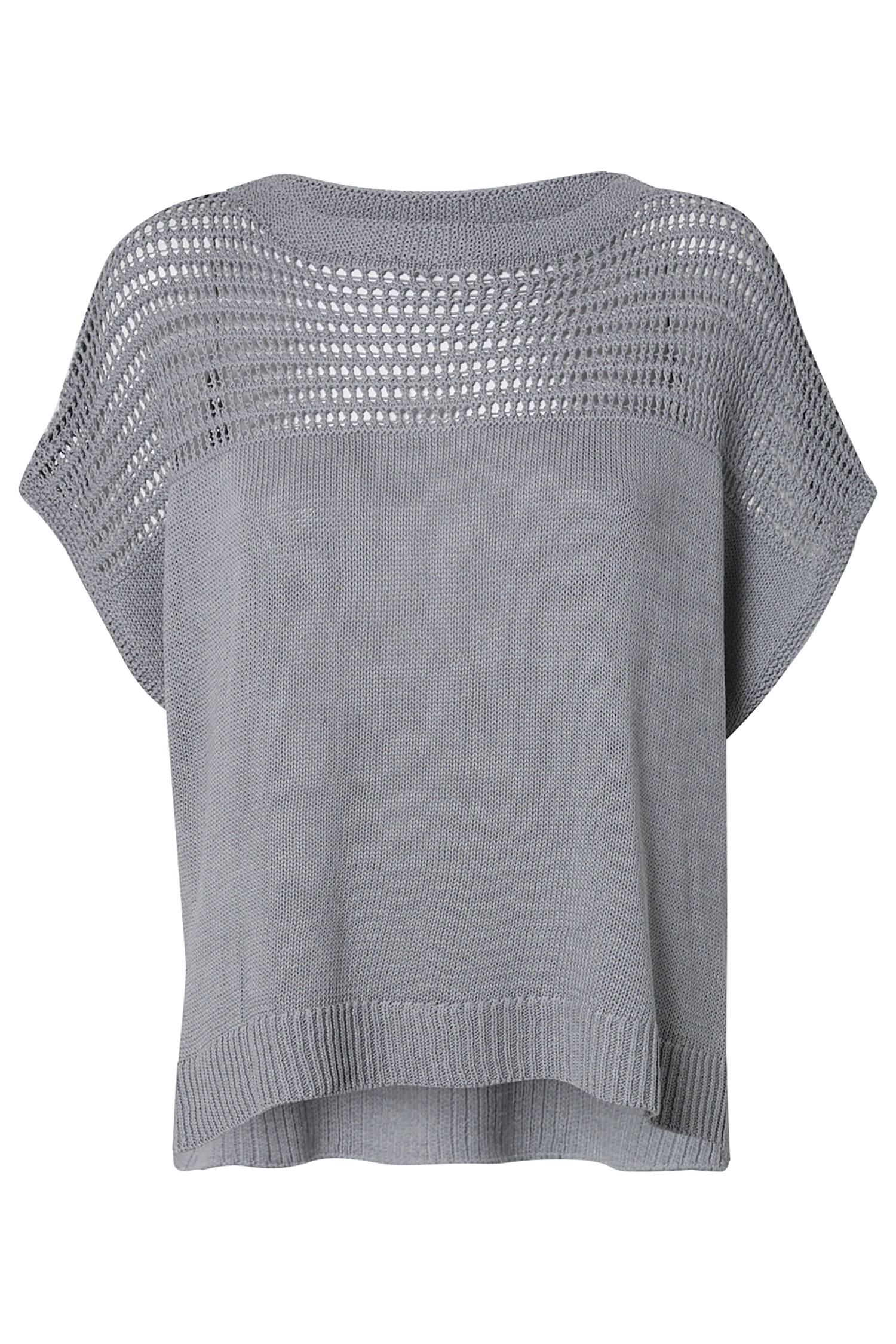 Cap Sleeve Mesh Top