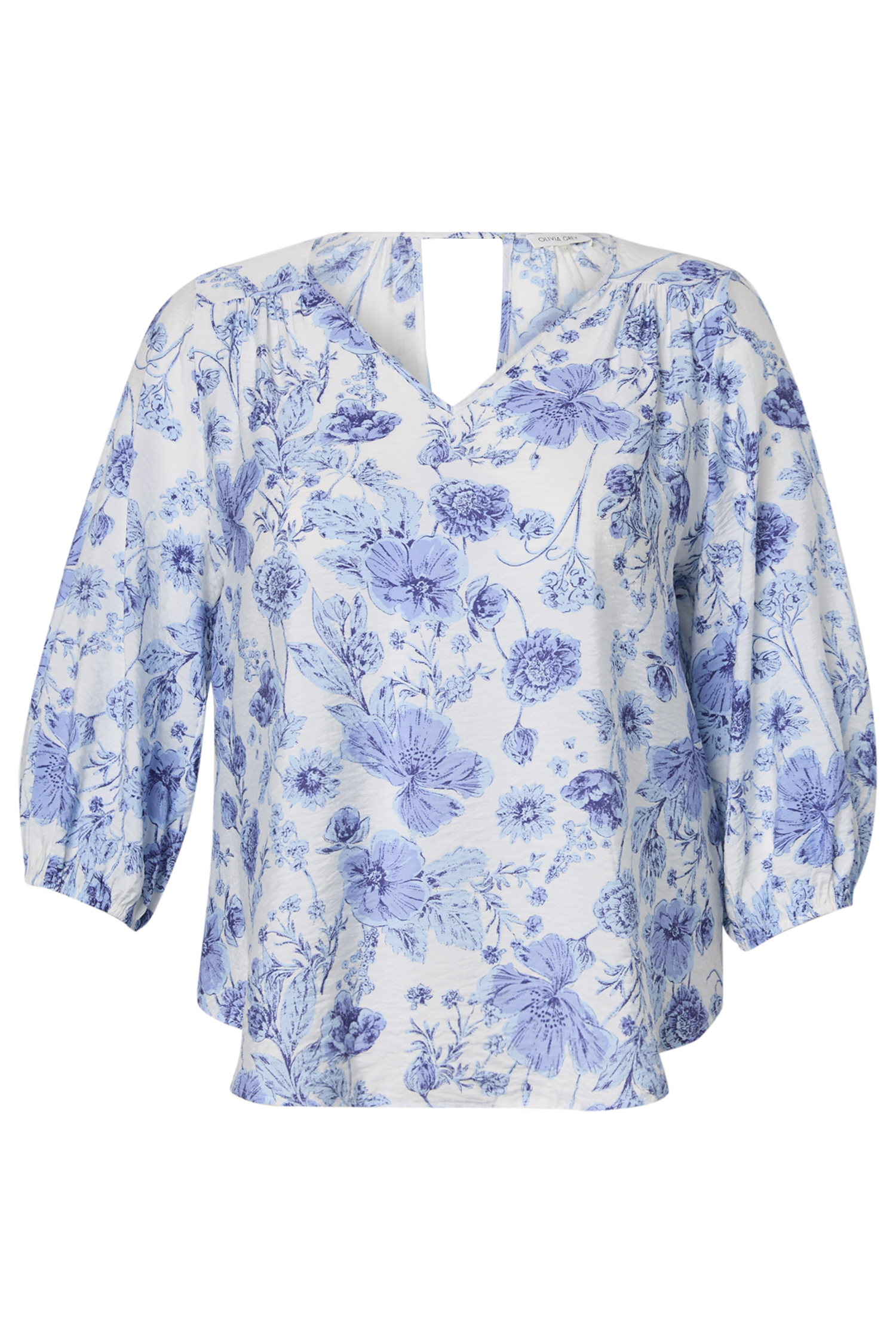 Floral 3/4 Sleeve Blouse