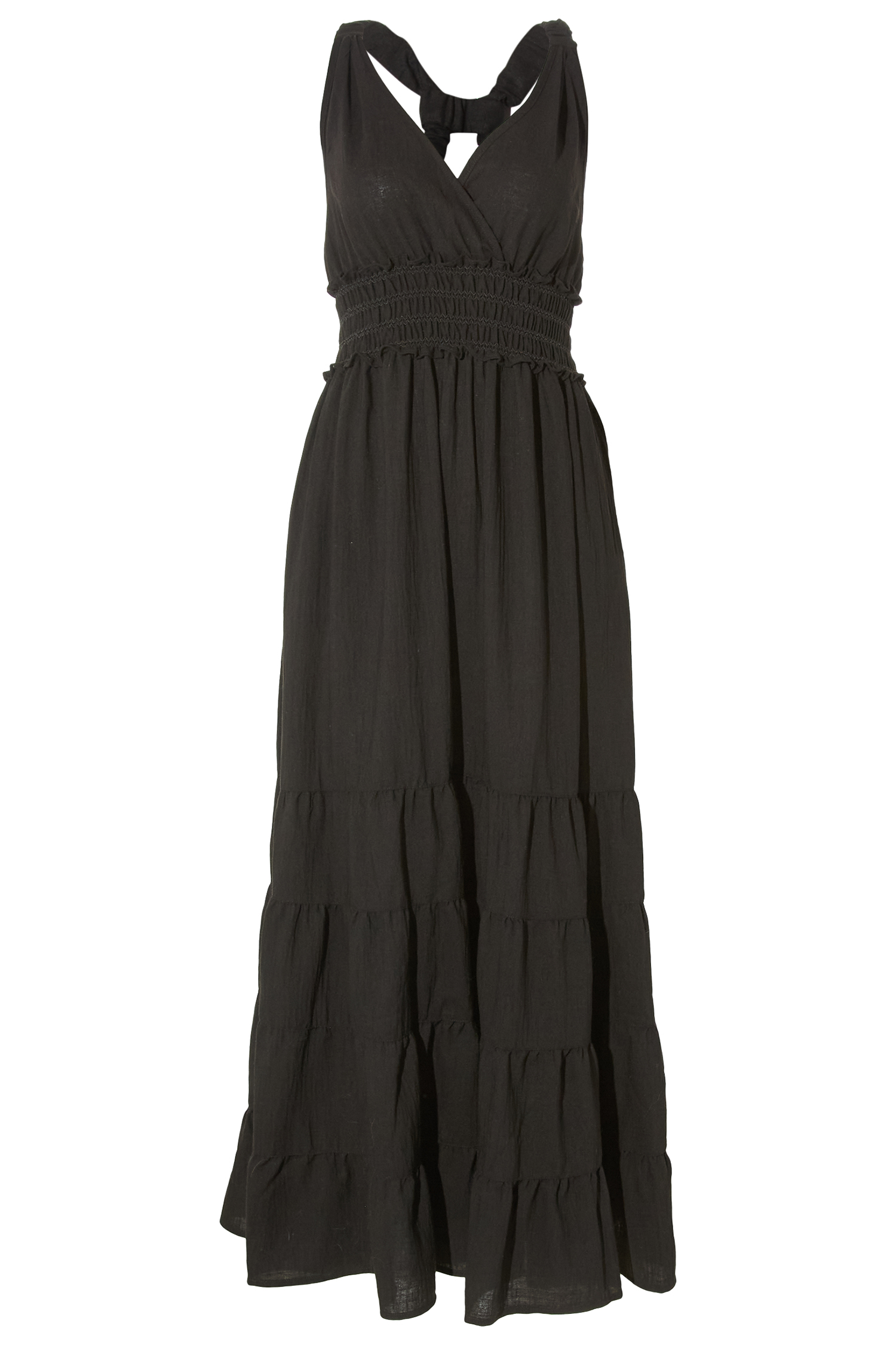 Sleeveless Tiered Maxi Dress