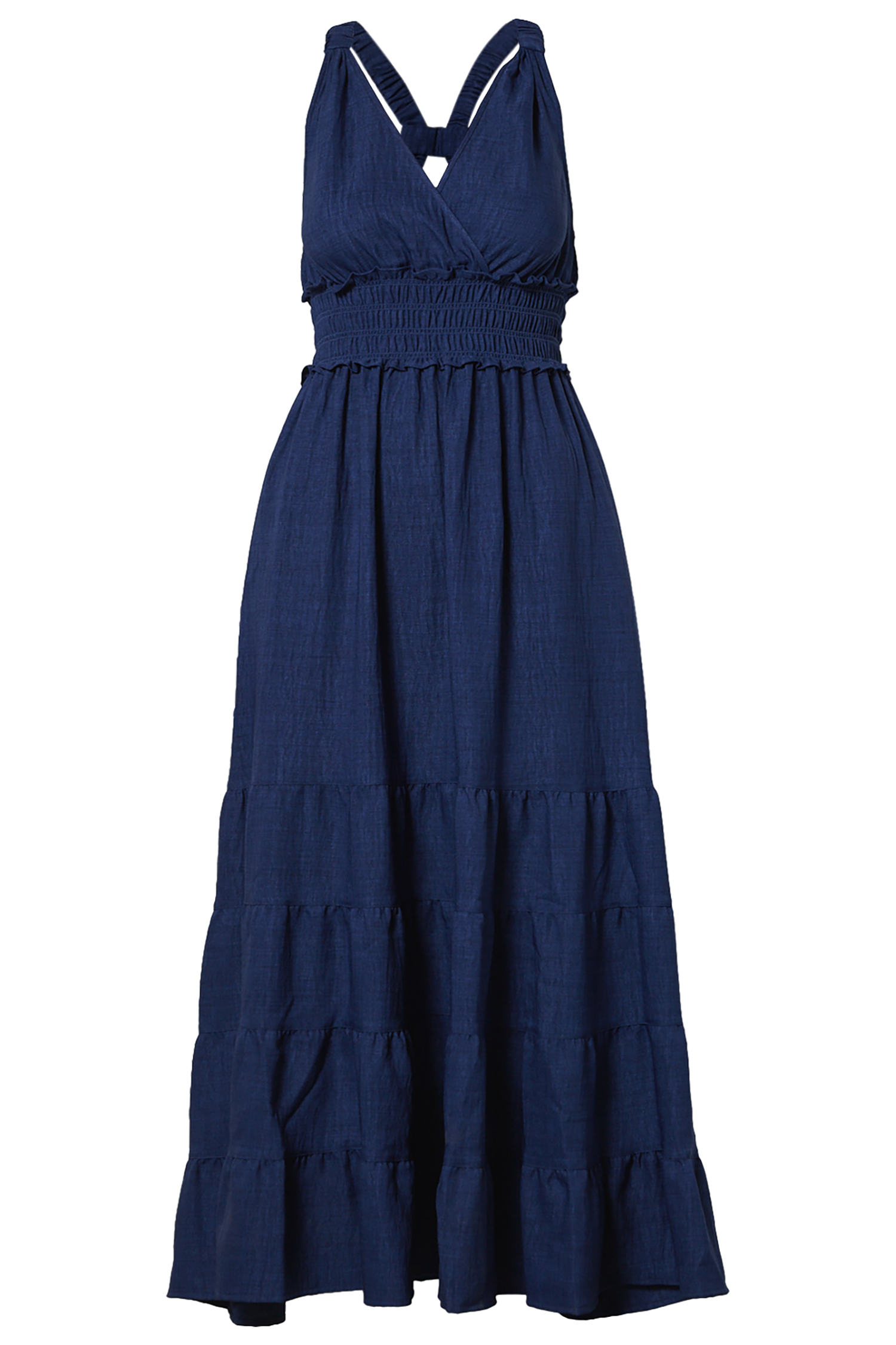 Sleeveless Tiered Maxi Dress