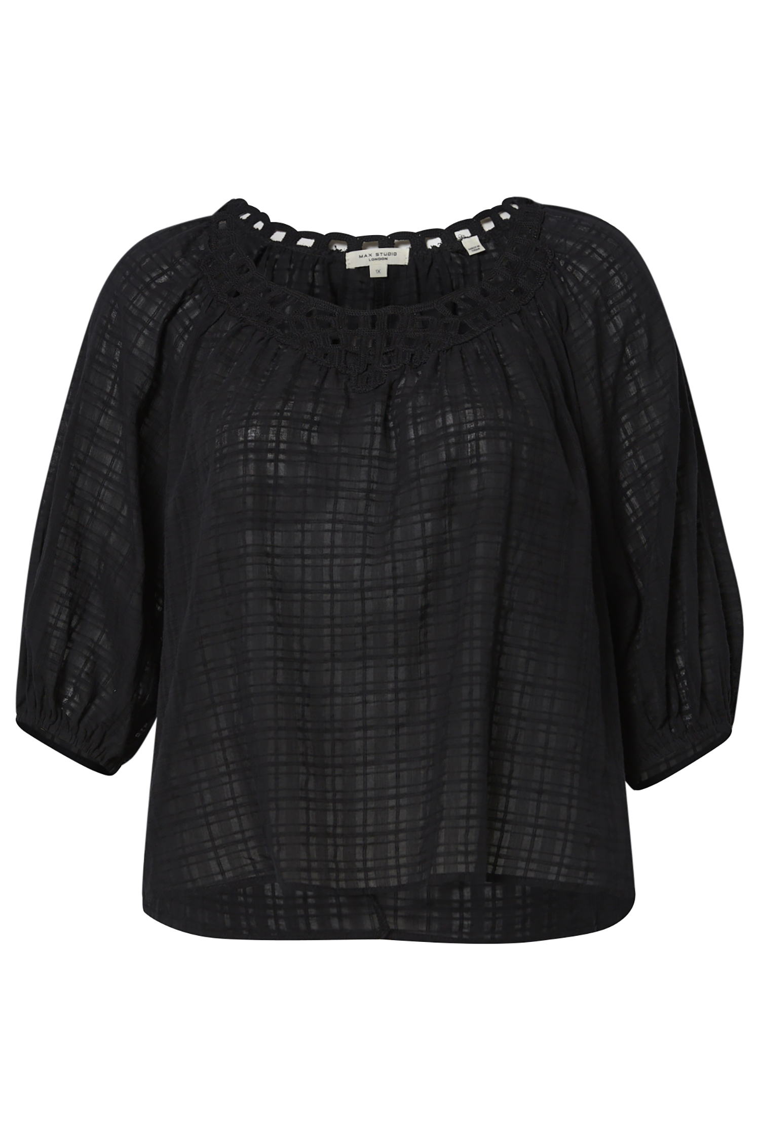 Bubble Sleeve Top