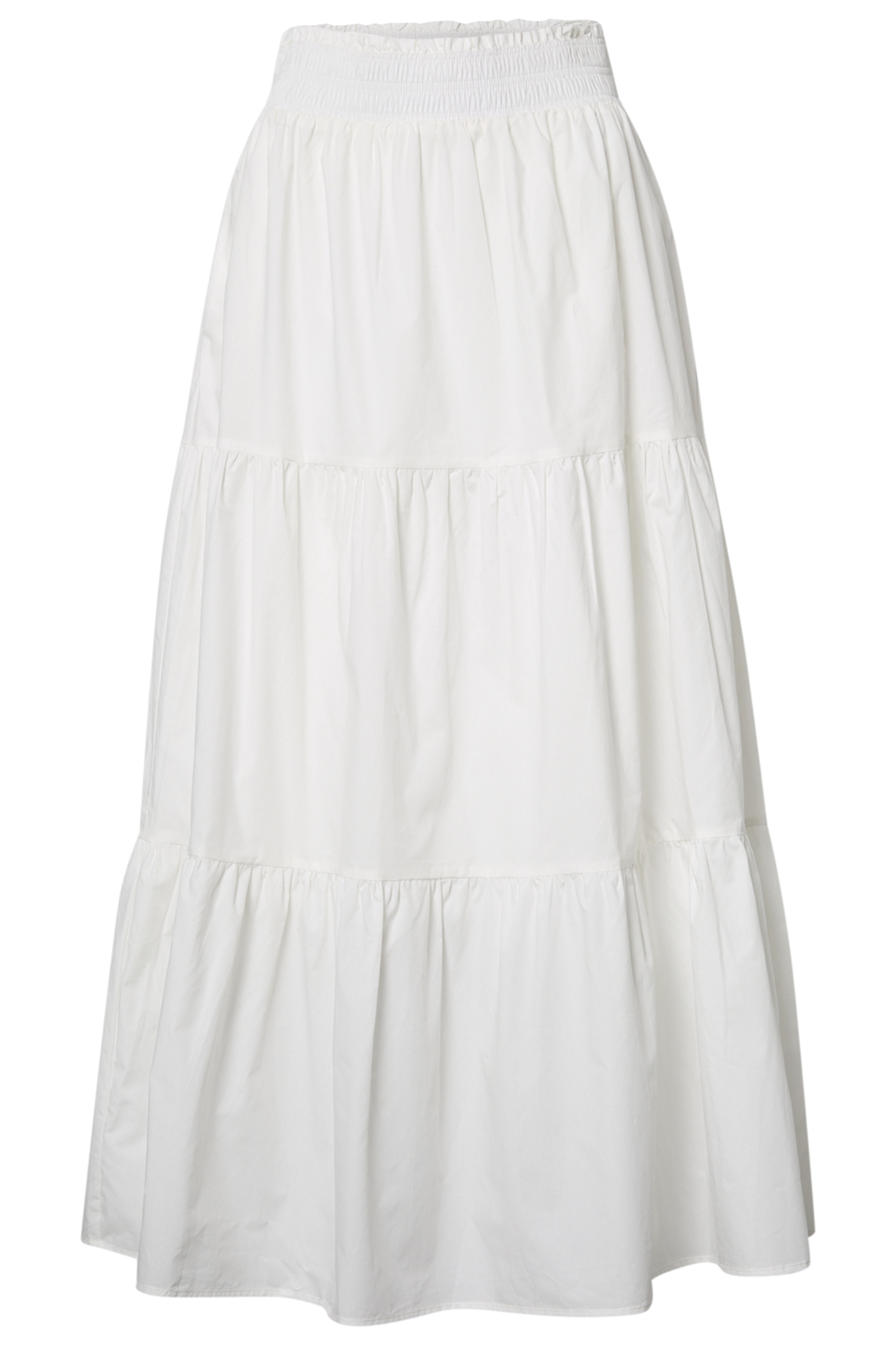 Smocked Waist Maxi Skirt