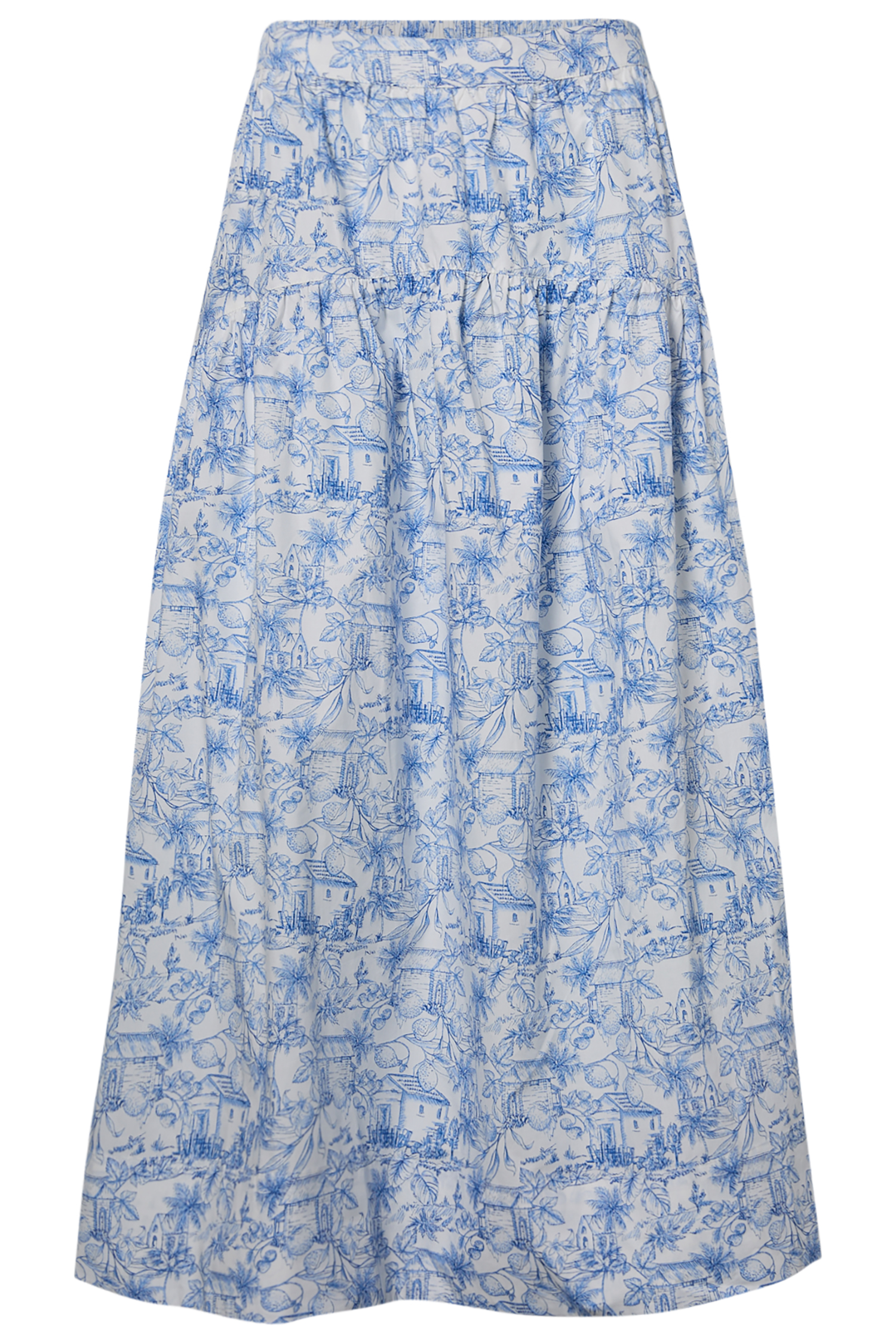 Printed Maxi Skirt
