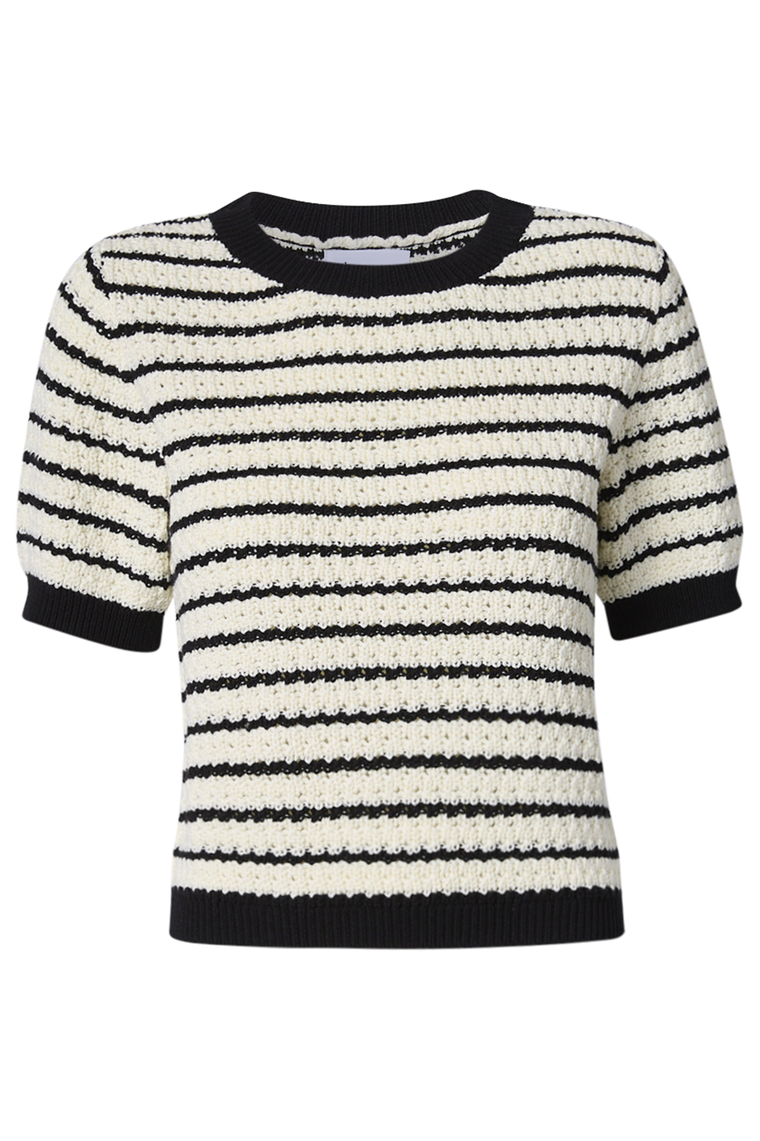 Stripe Puff Sleeve Top
