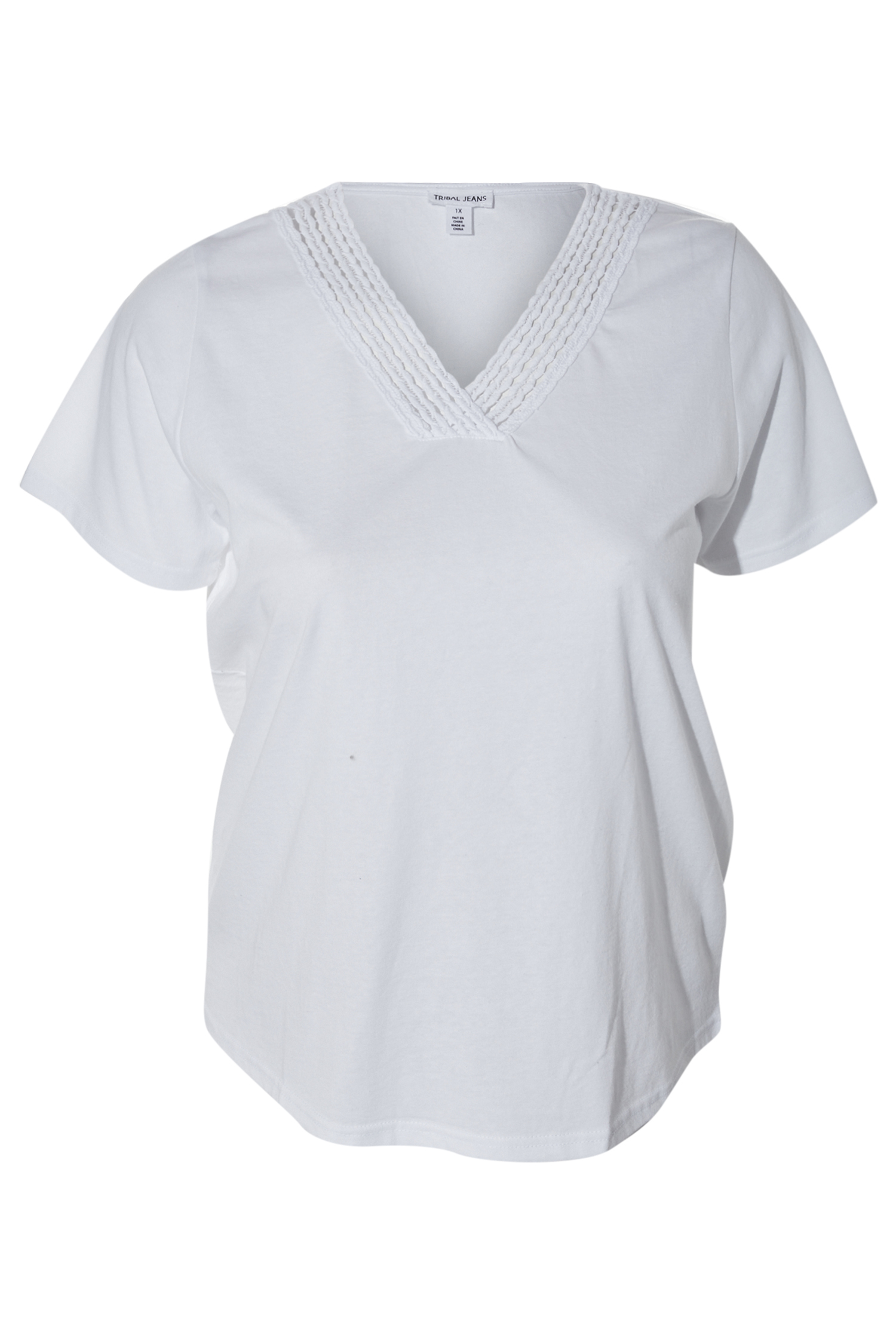 Tribal Crochet Trim Top