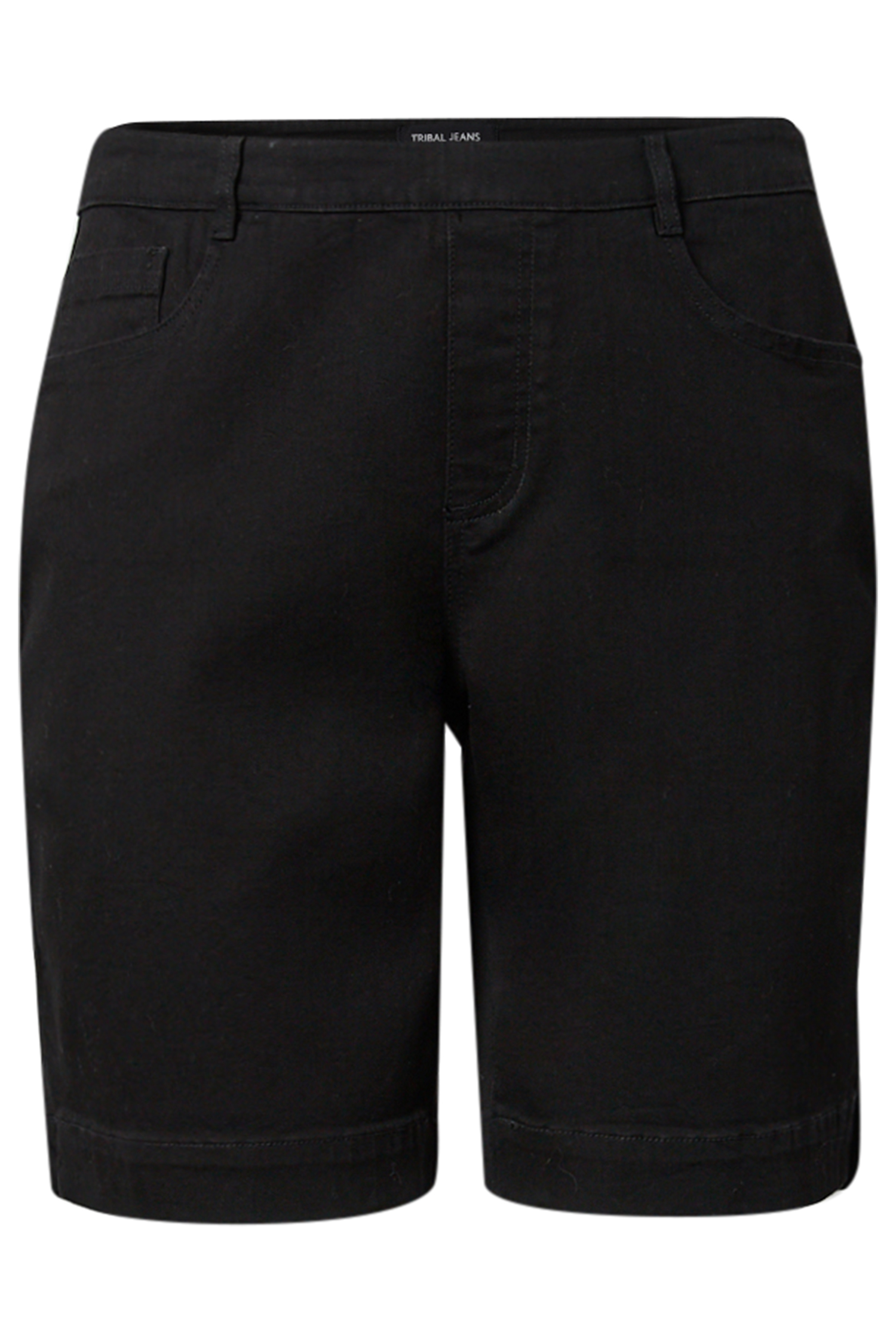 High Rise Pull On Shorts