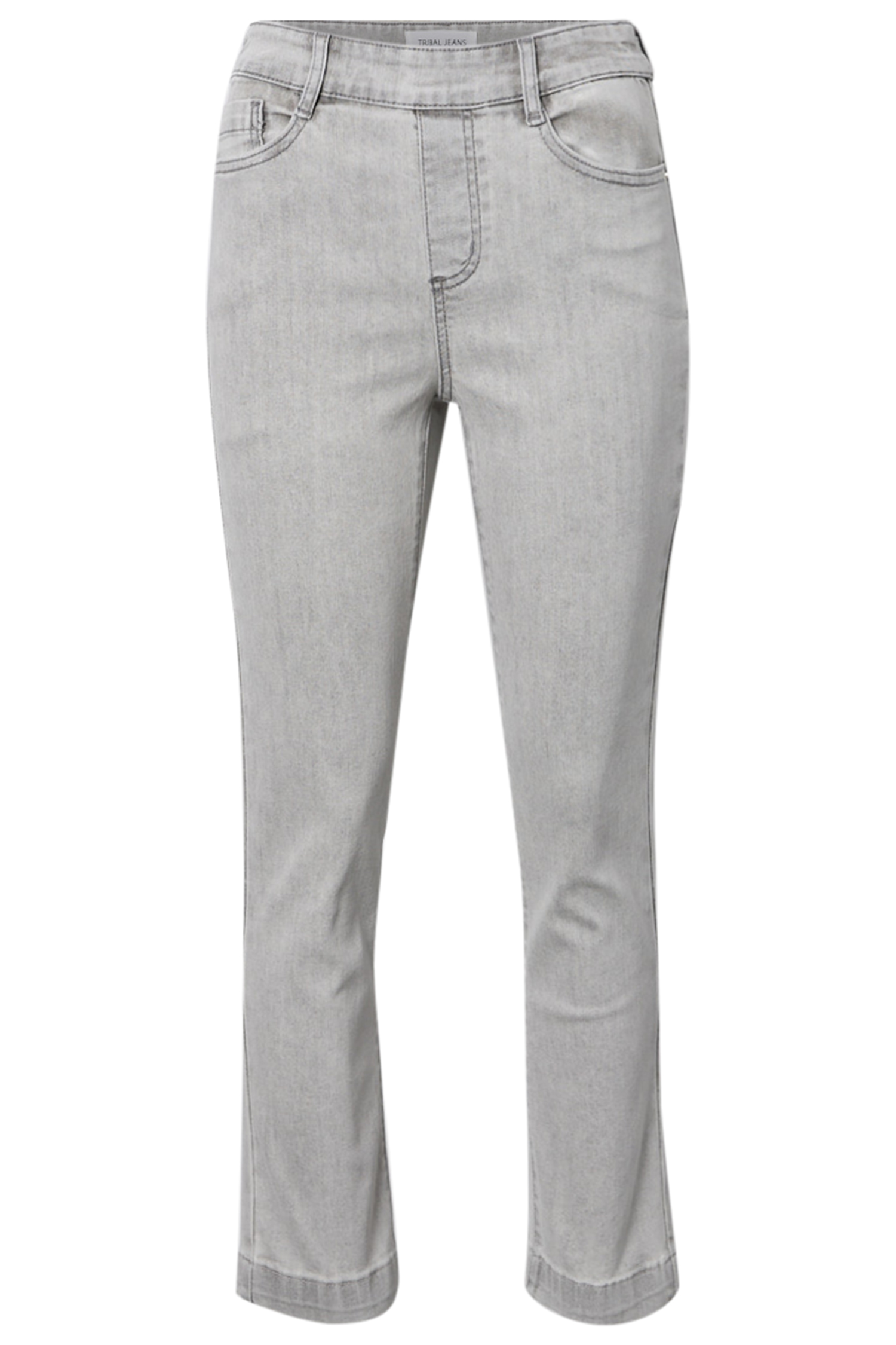 Pull On Straight Denim