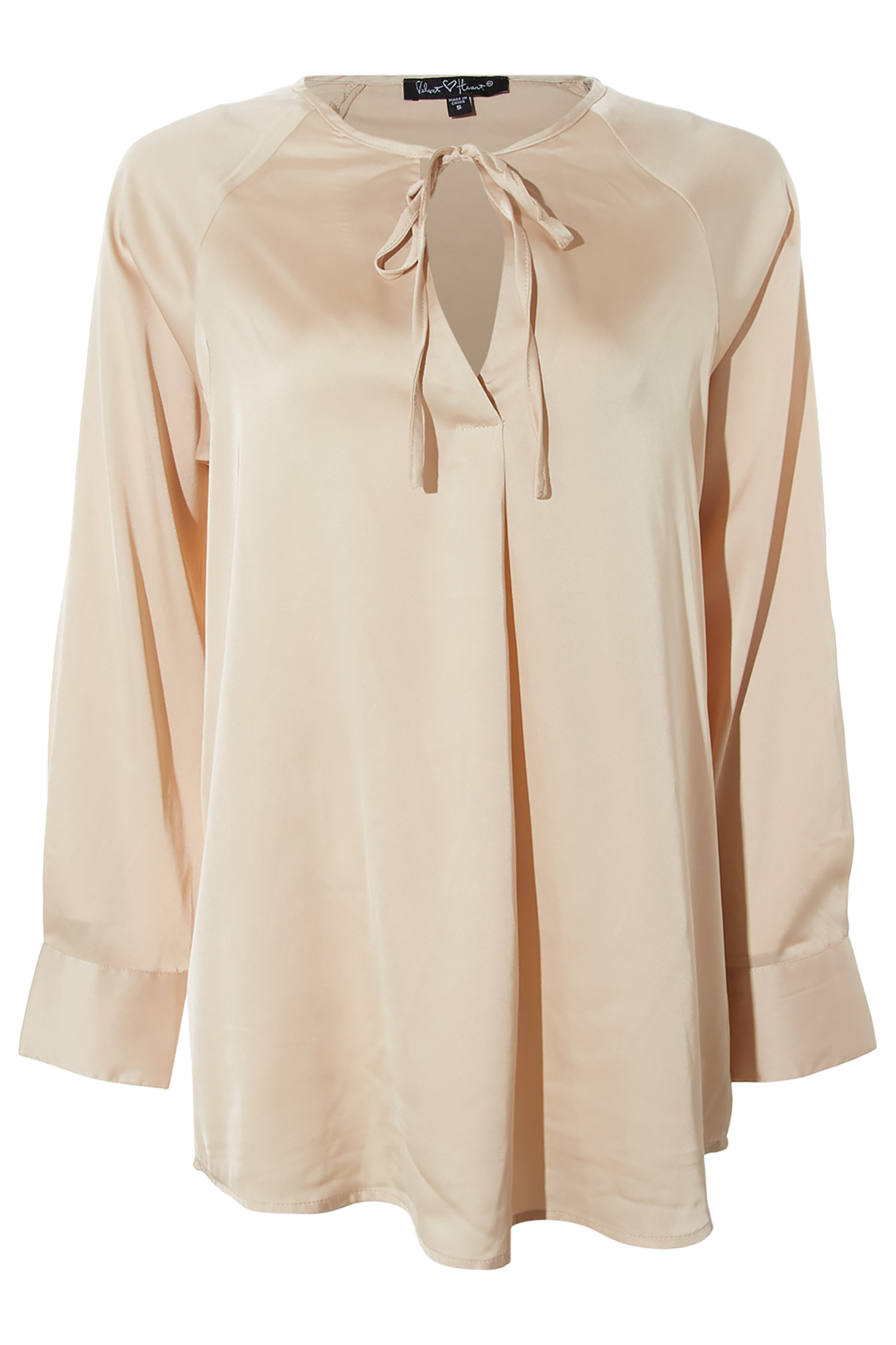 Velvet Heart Split Neck Blouse