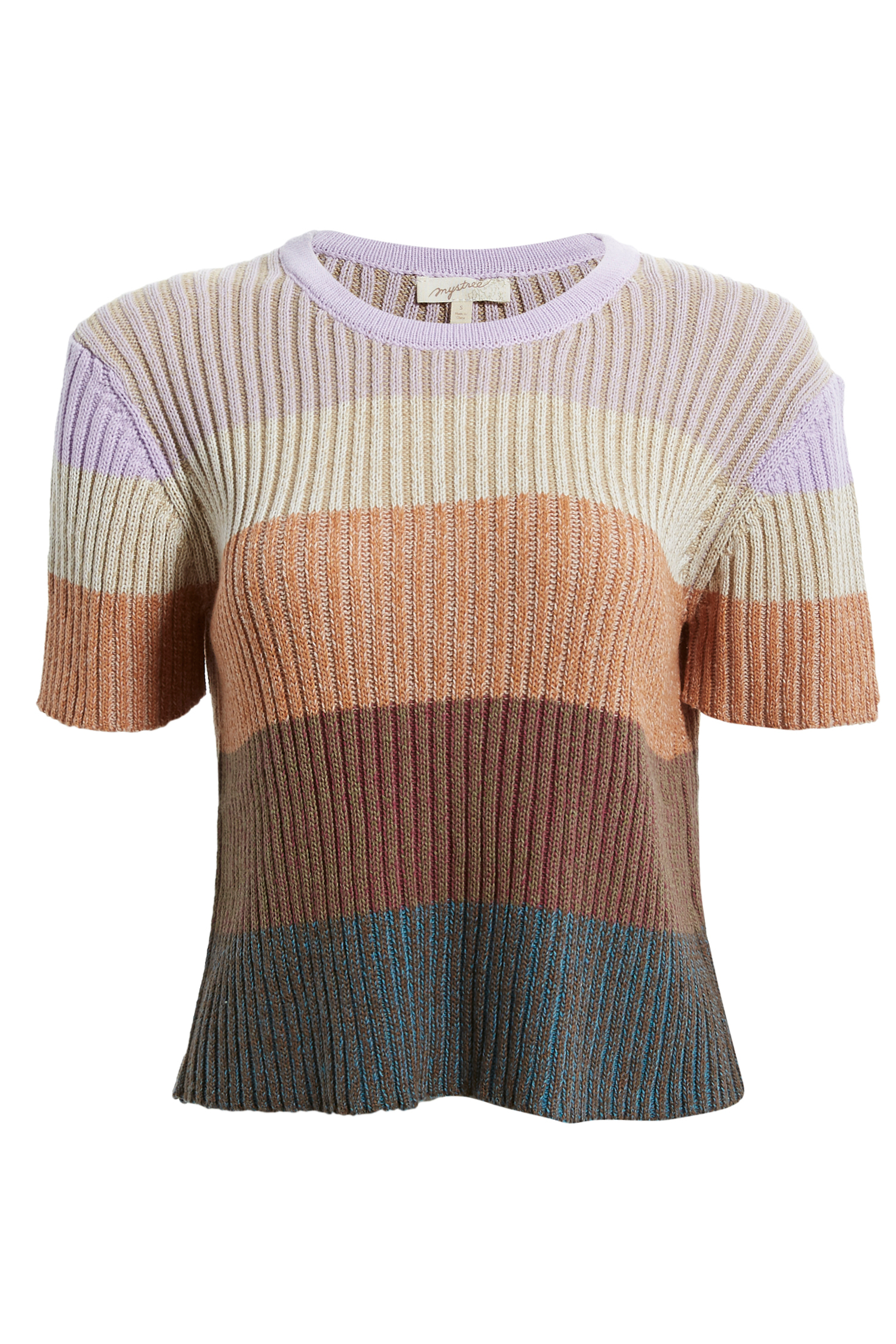 Color Block Sweater Top