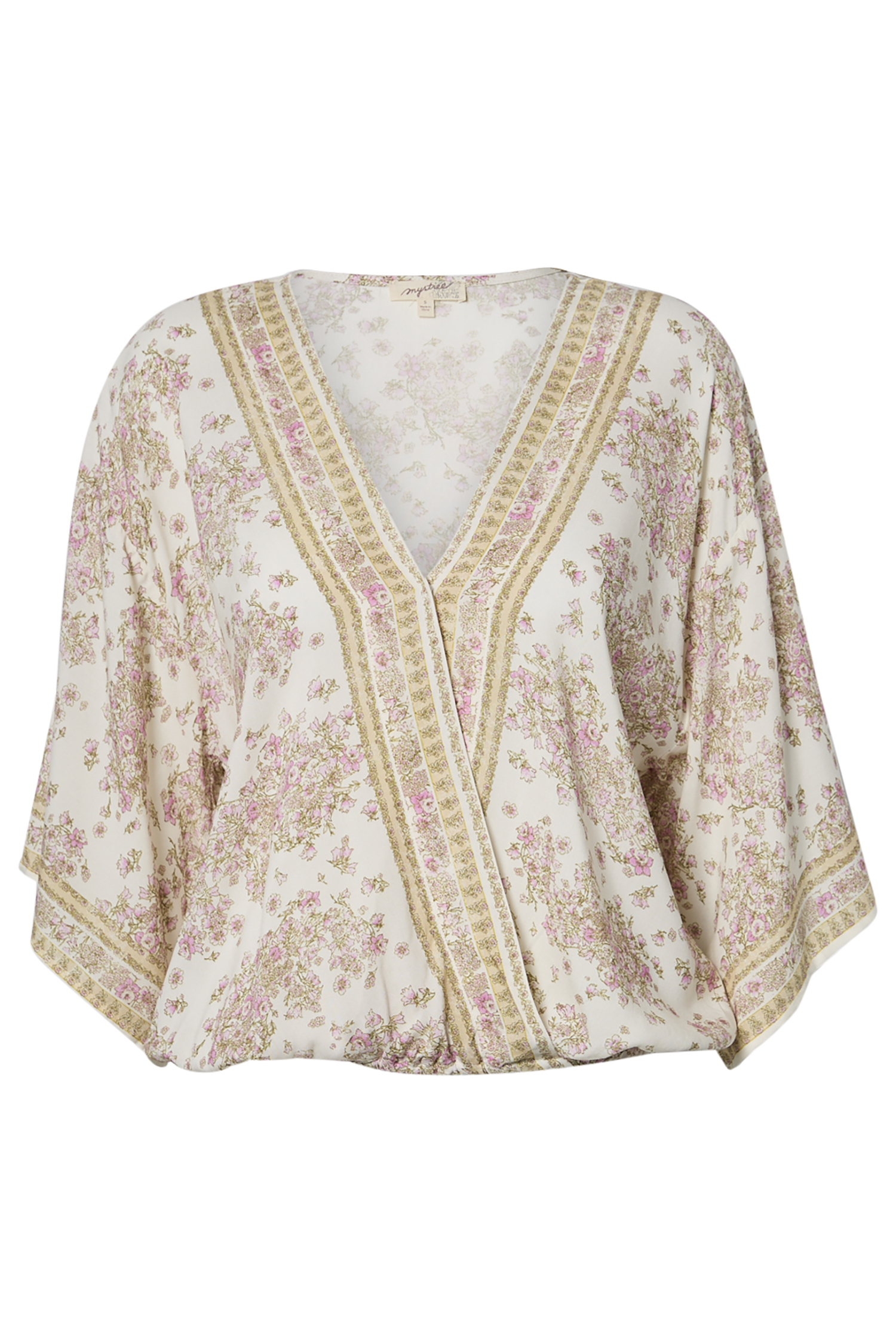 Printed 3/4 Sleeve Top