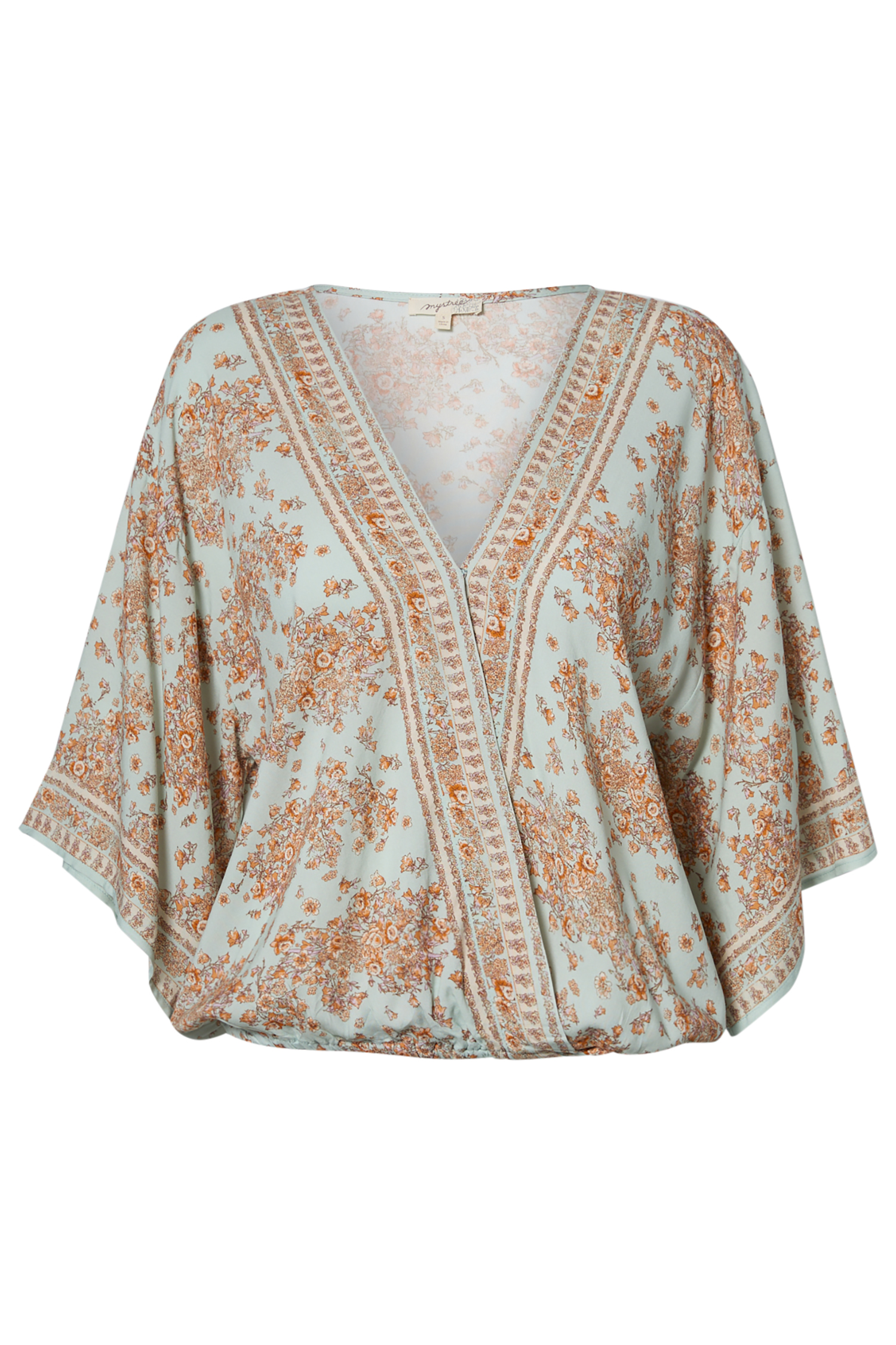 Printed 3/4 Sleeve Top