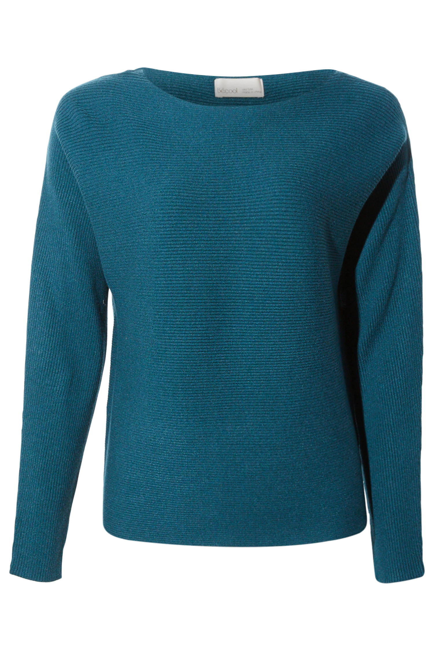 Ottoman Ribbed Boatneck Sweater