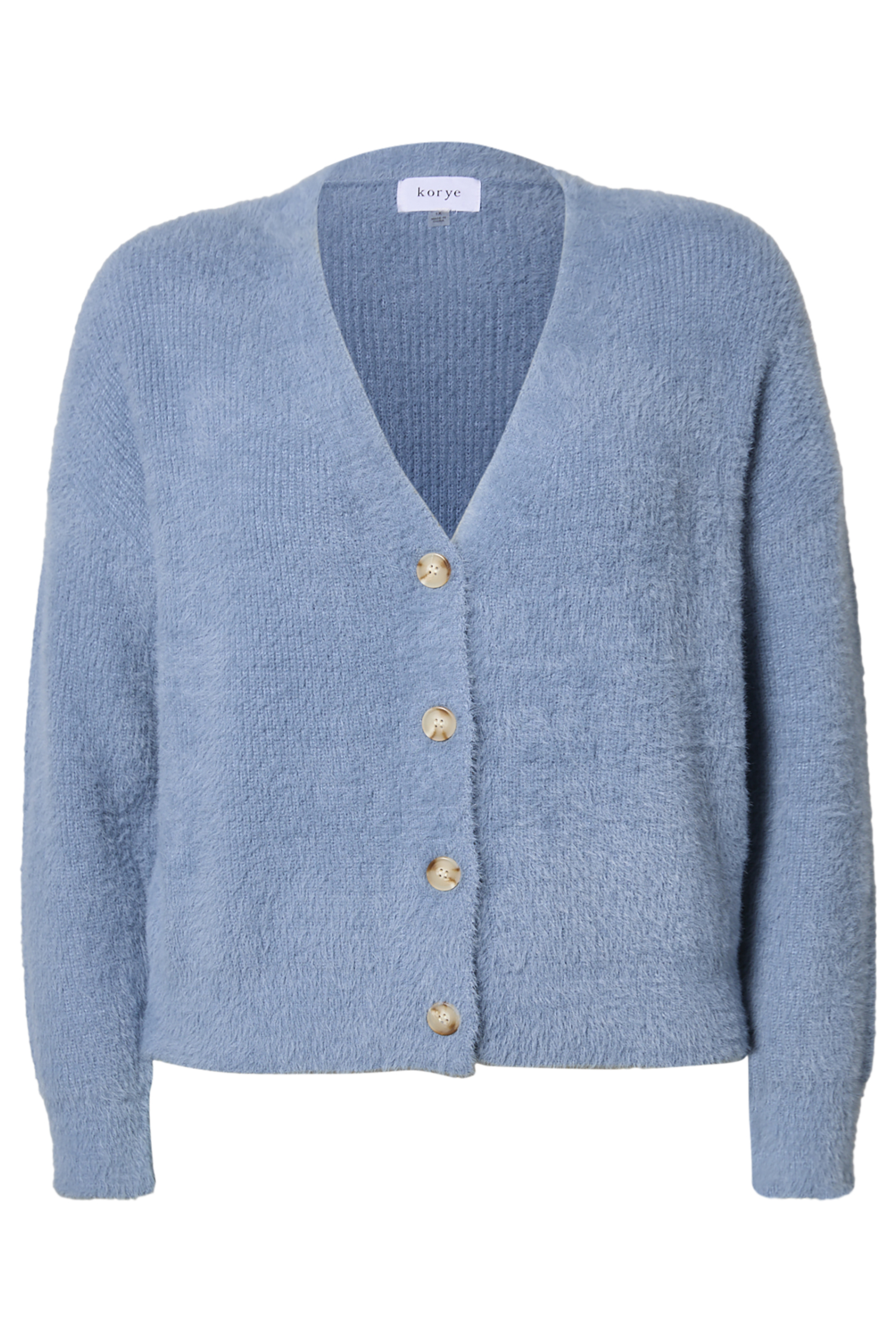 Ribbed Fuzzy Cardigan