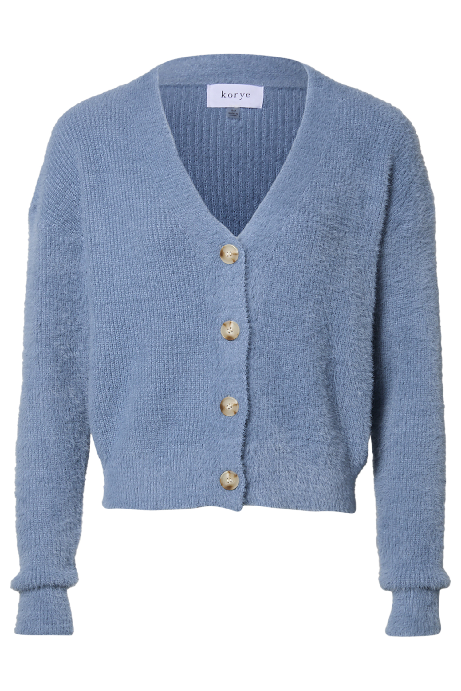 Ribbed Fuzzy Cardigan