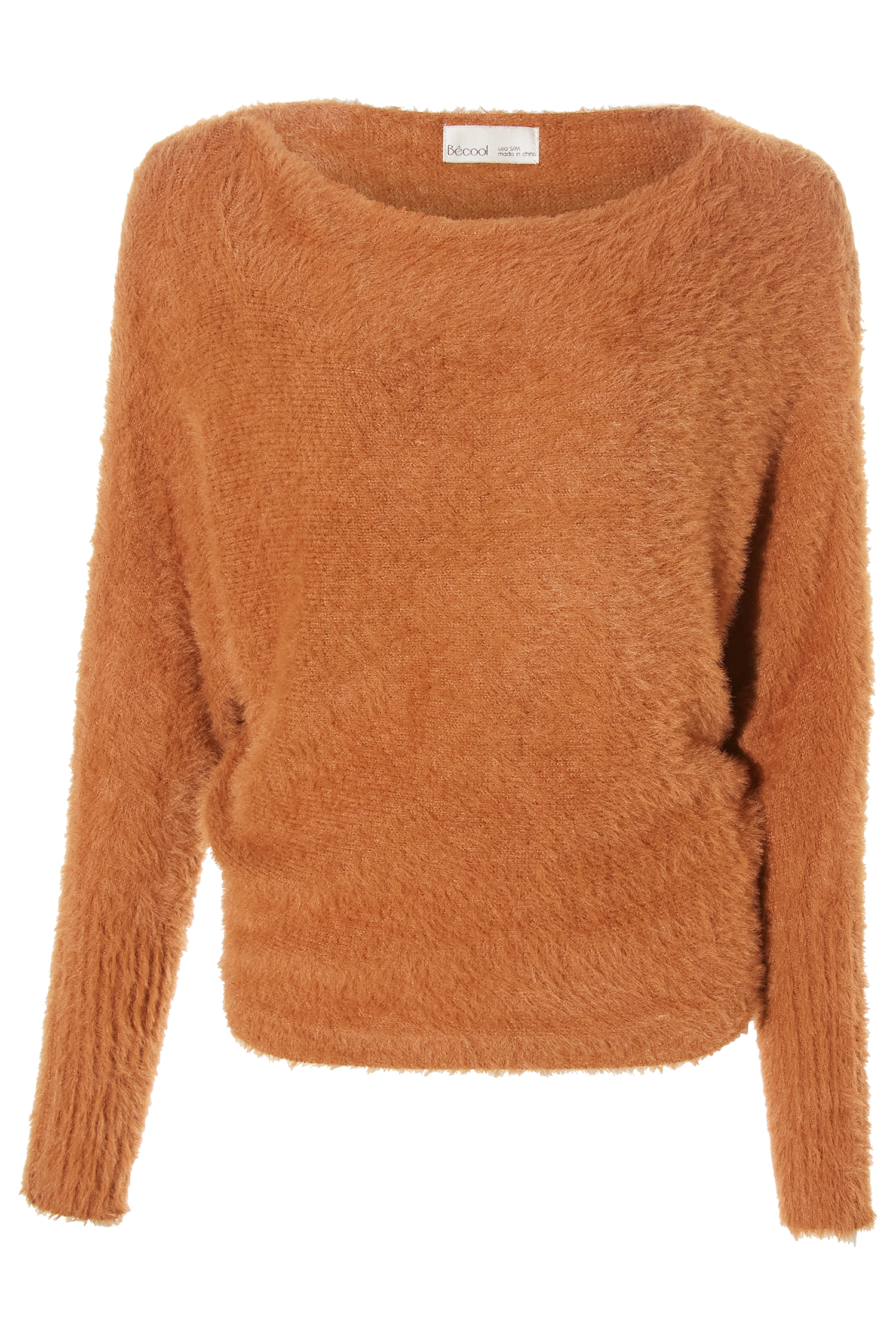Fuzzy Boatneck Sweater
