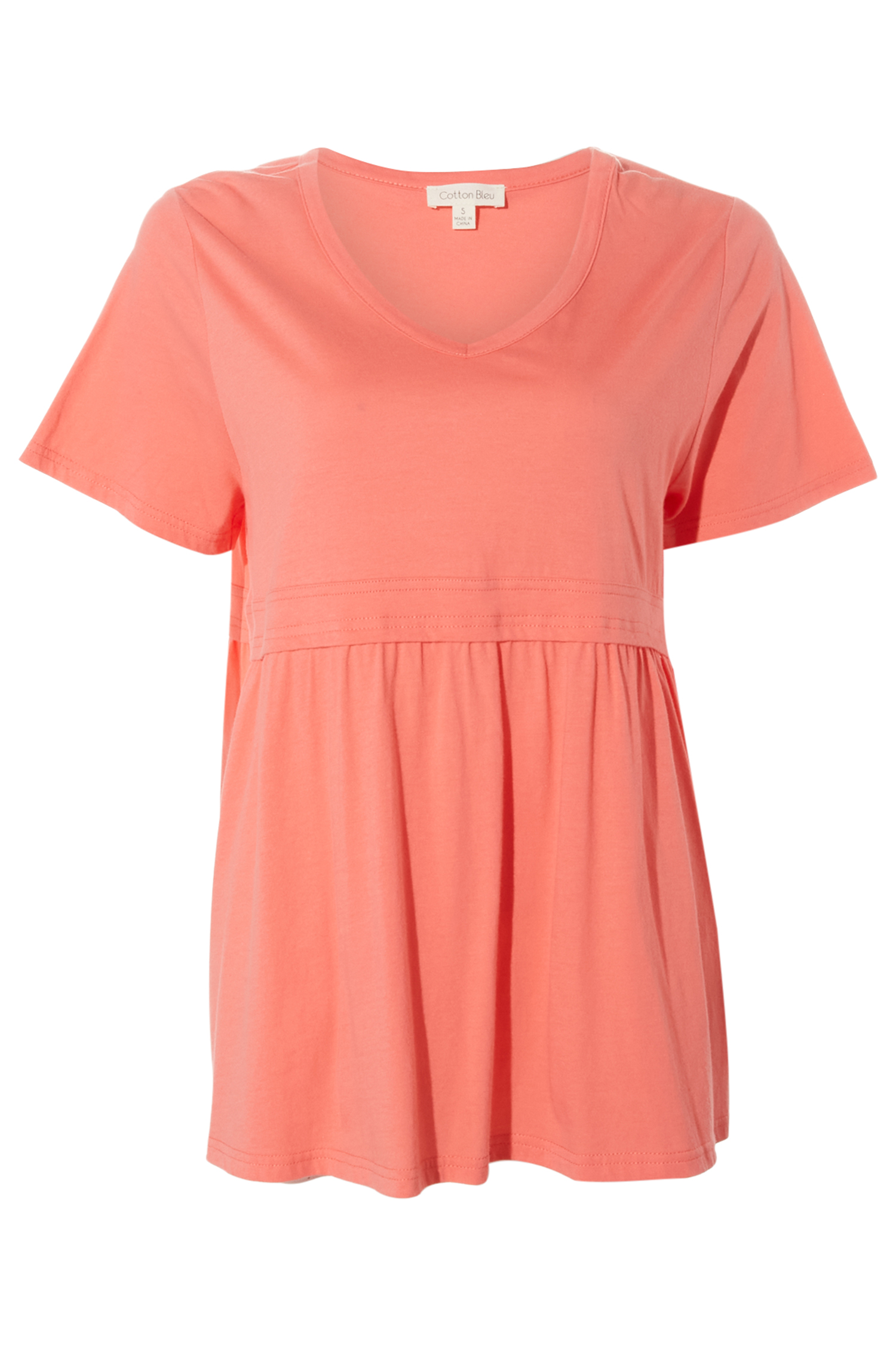 Cotton Peplum Top