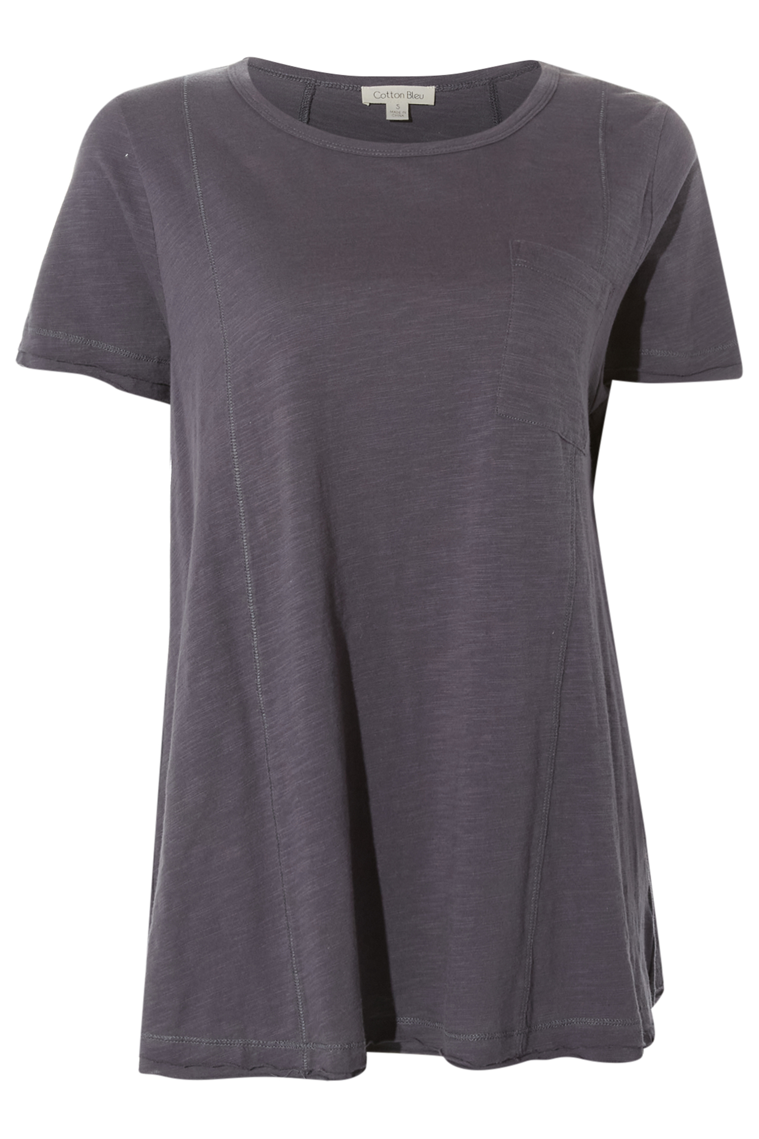 Front Pocket Cotton Tee