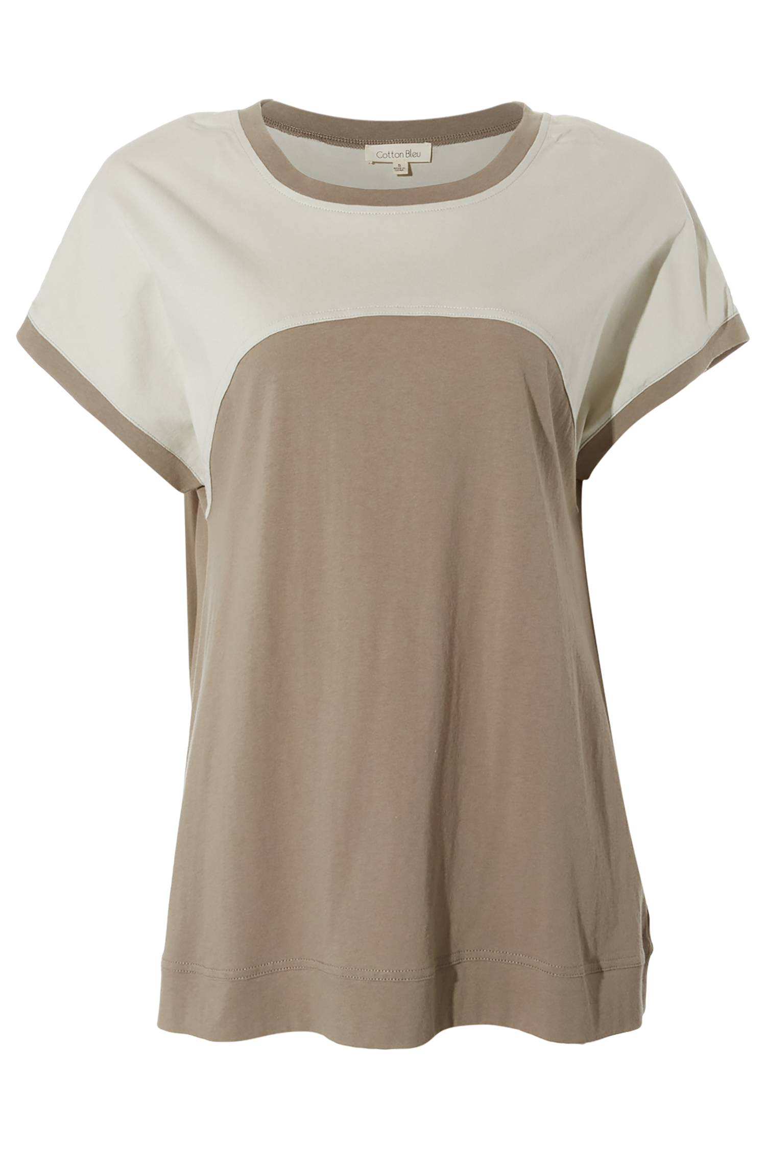 Short Sleeve Contrast Tee