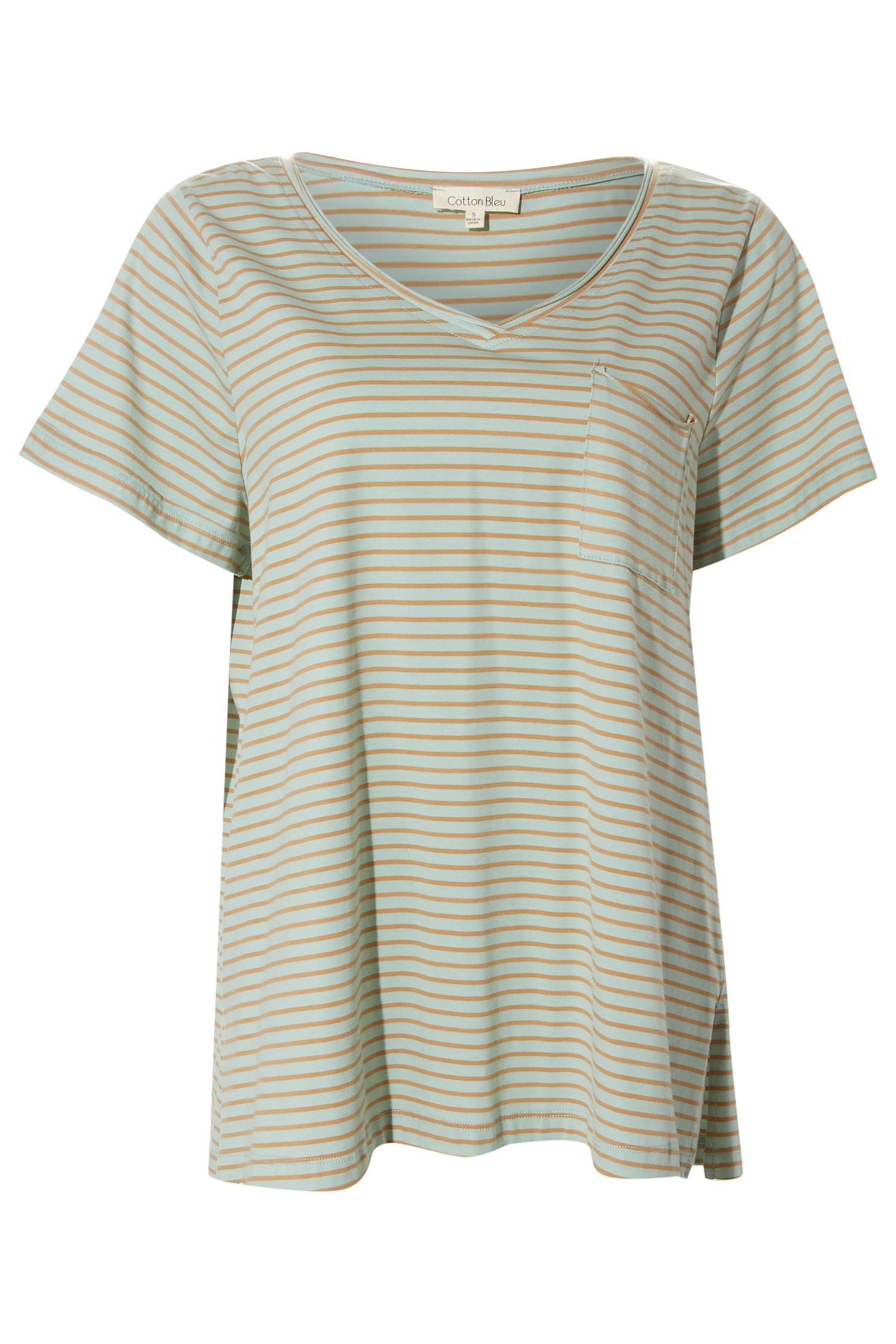 Striped Pocket Tee