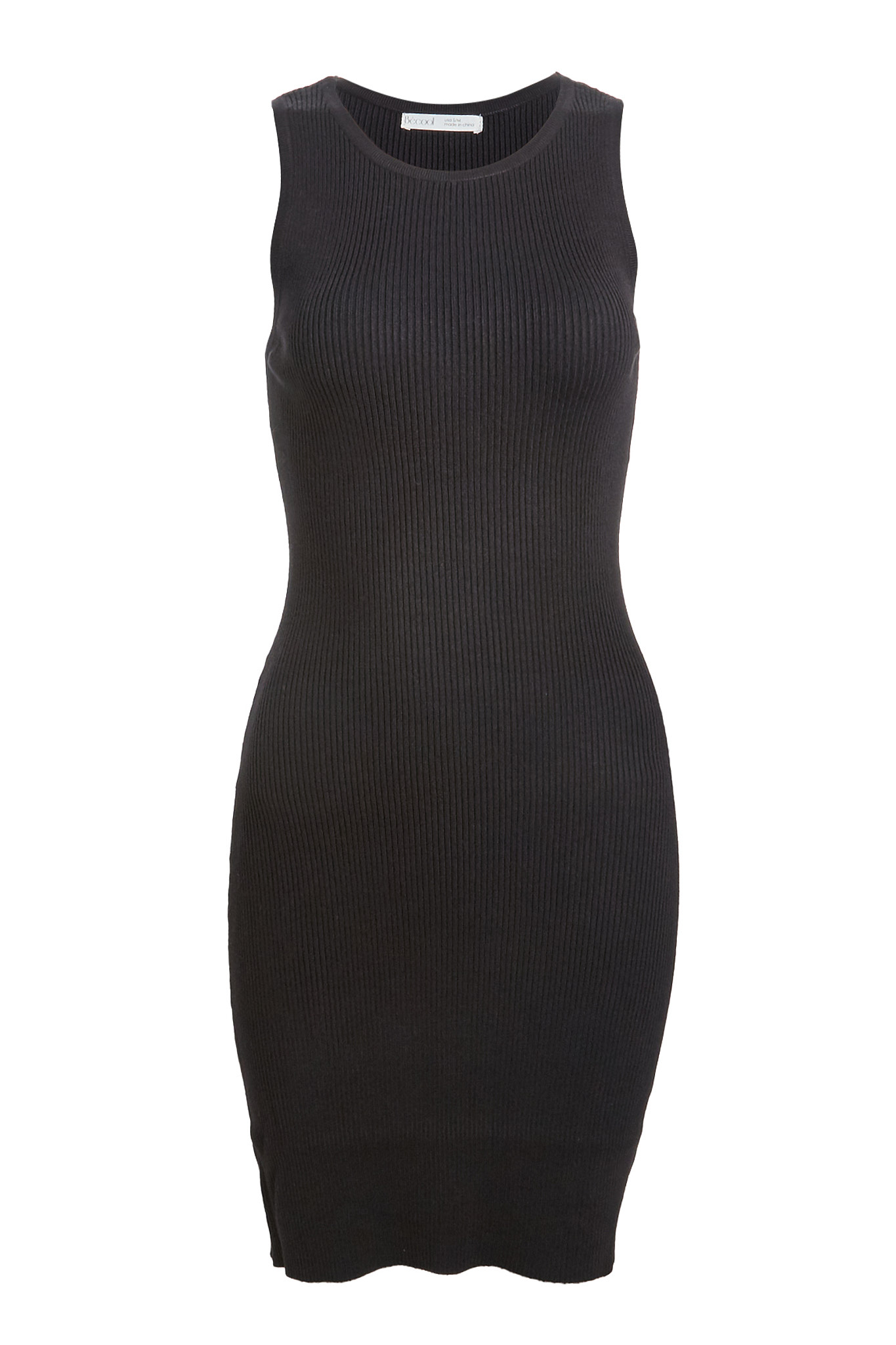 Rib Knit Mini Dress