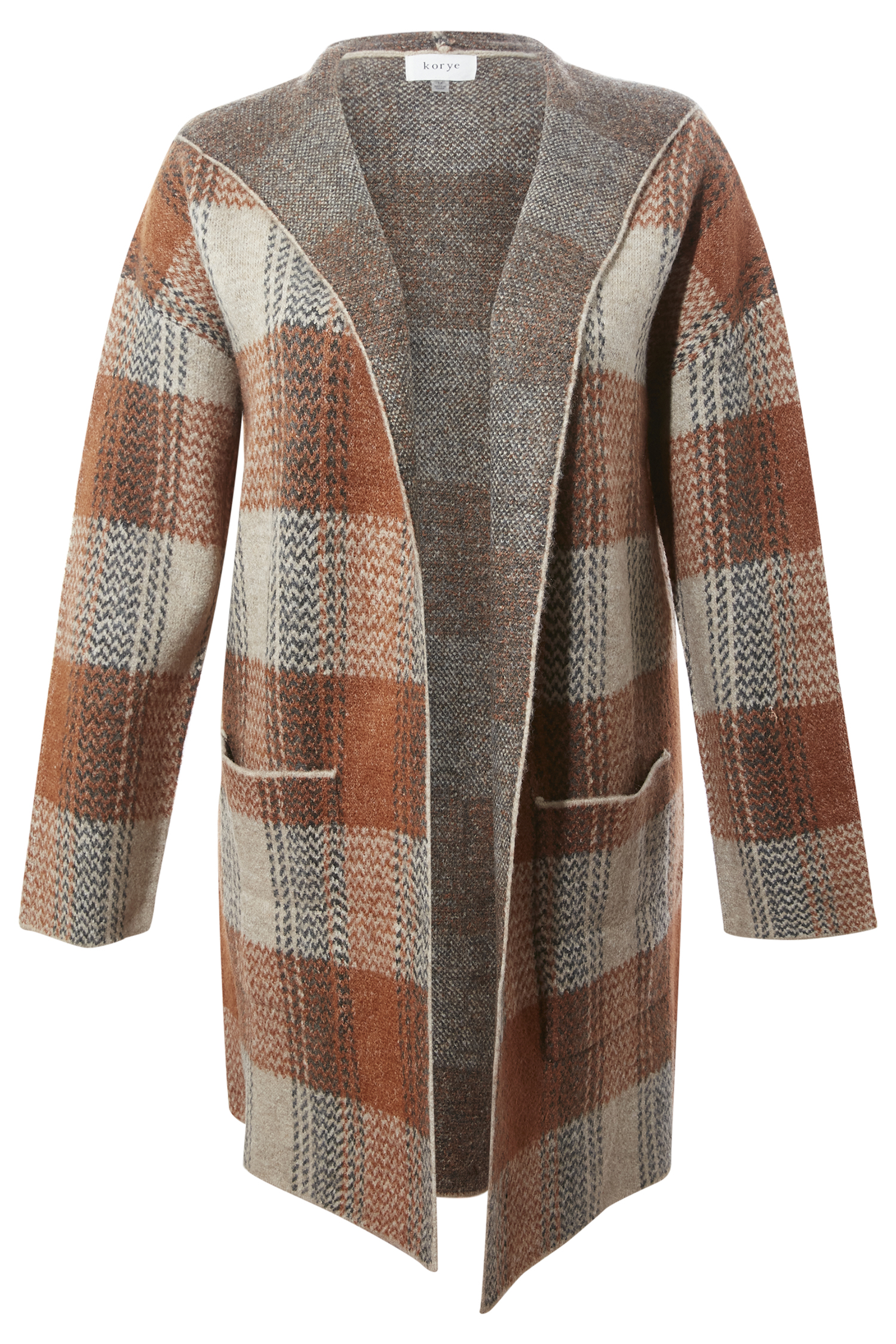 Plaid Coatigan