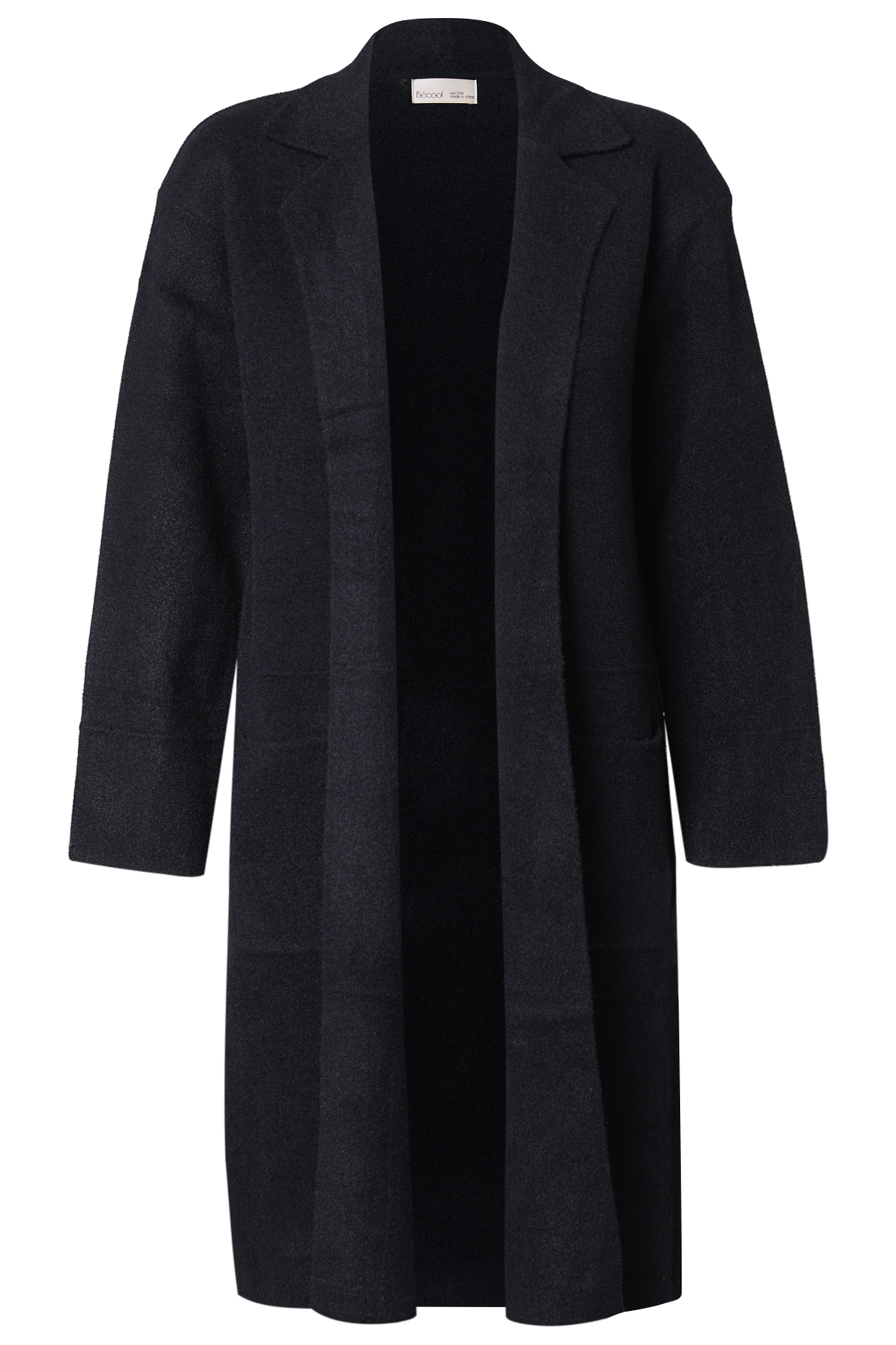 Notched Collar Coatigan