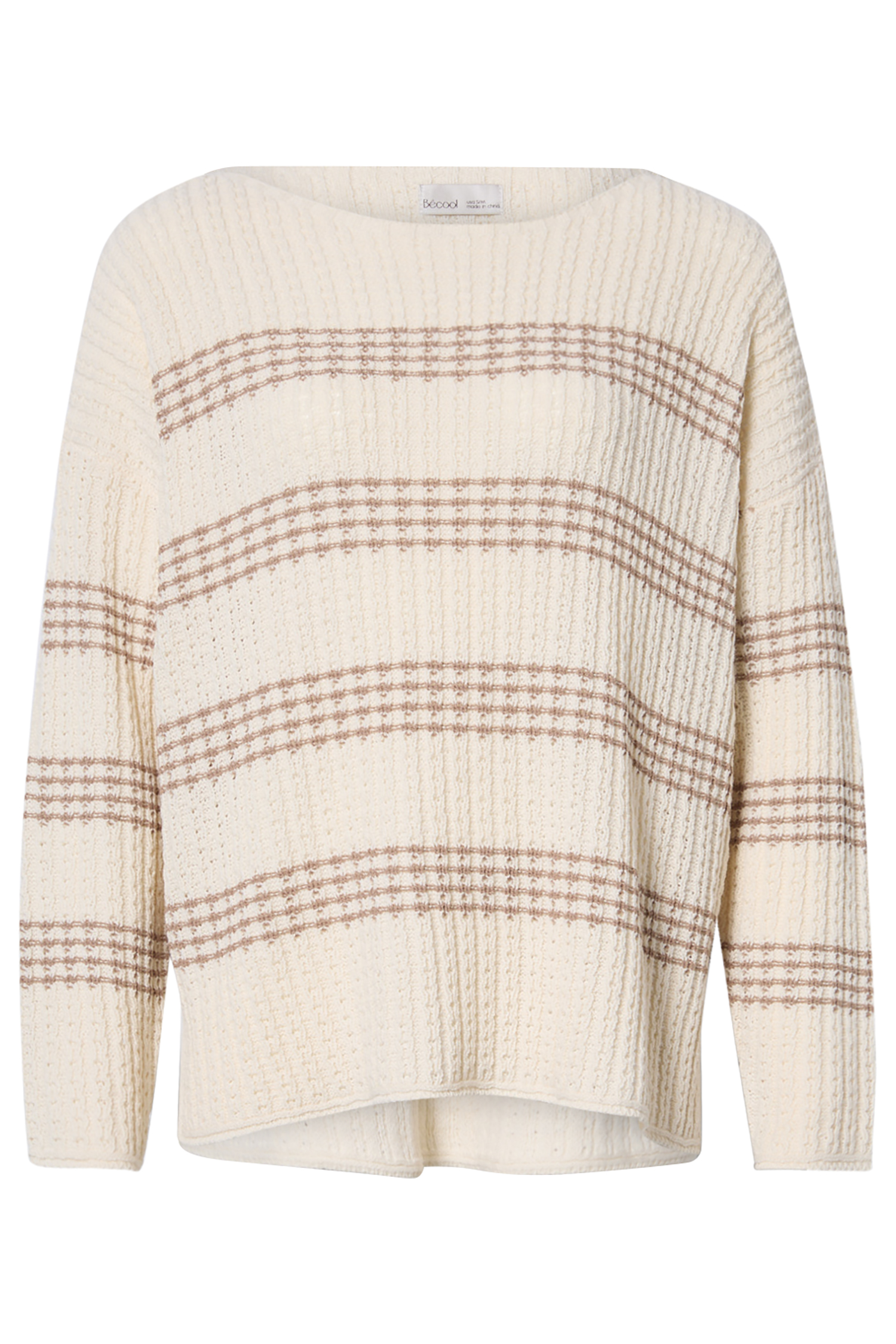 Textured Stripe Pullover