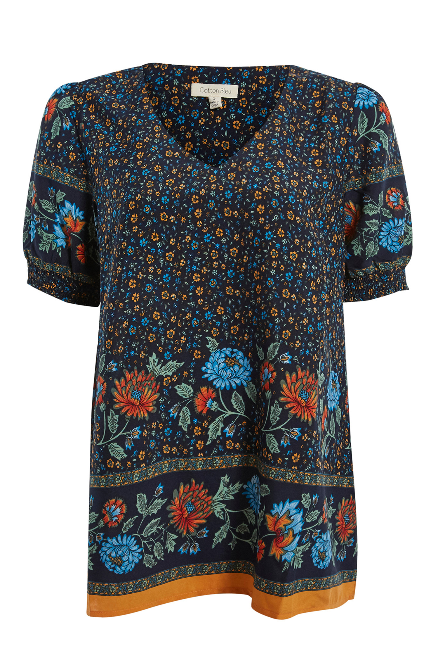 V Neck Floral Top