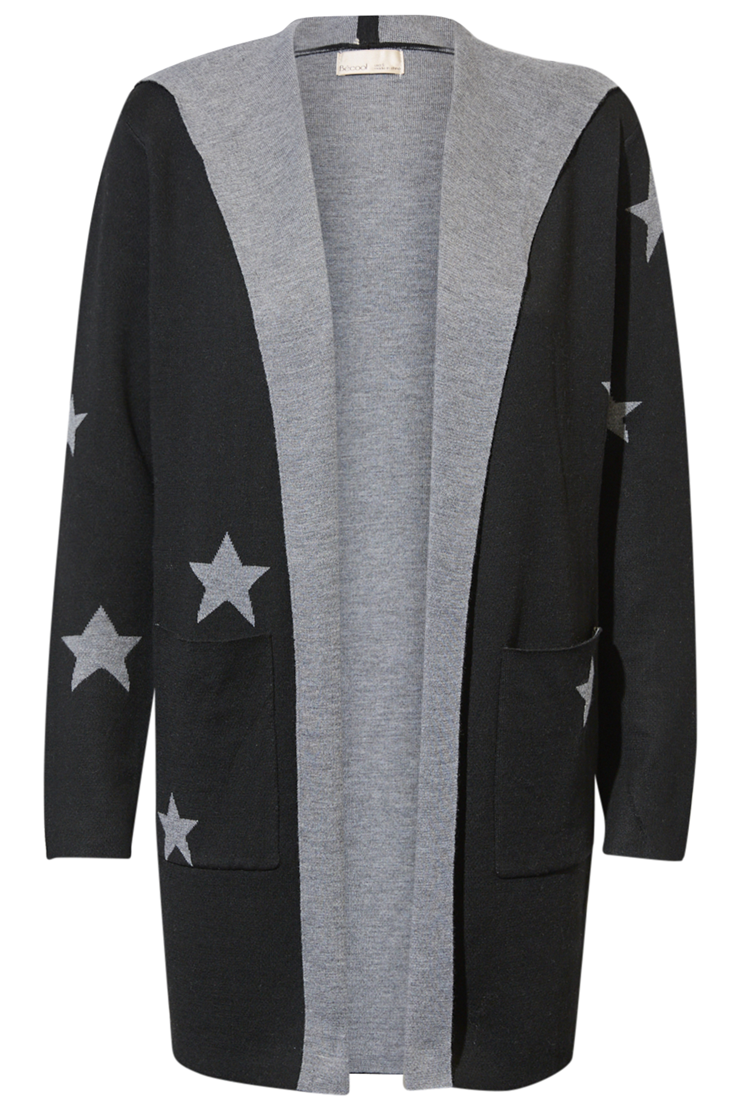 Star Print Cardigan