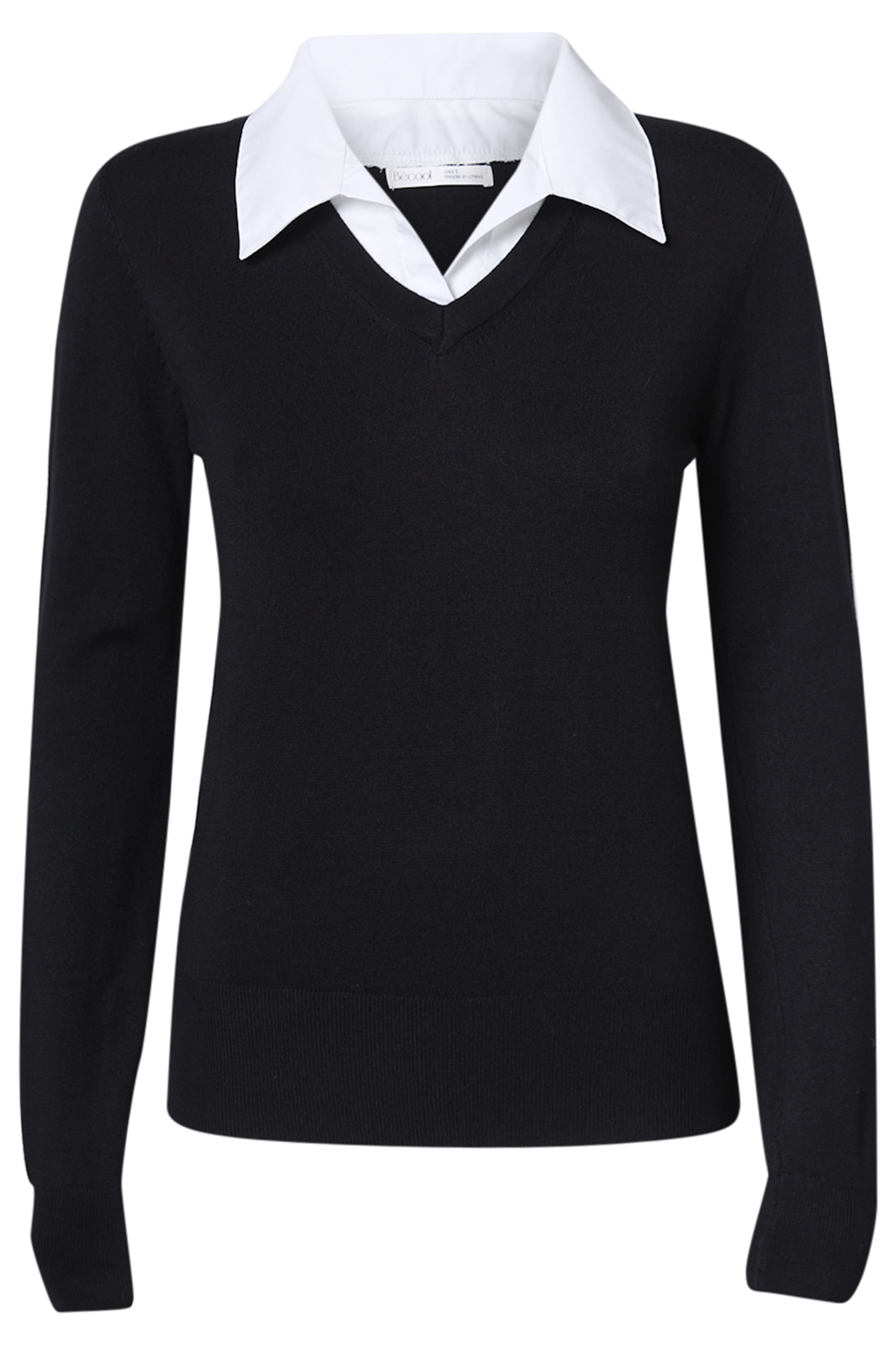 Collared Twofer Top